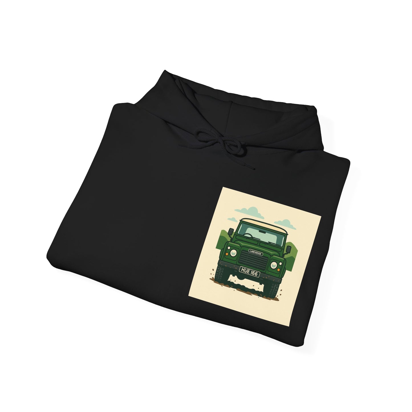 Relaxed Hoodie - Classic Landrover Defender Design