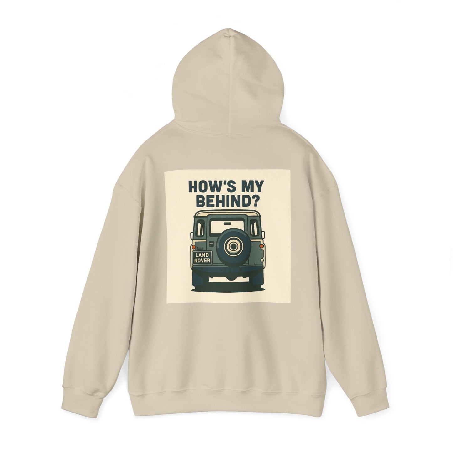 Relaxed Hoodie - Classic Landrover Defender Design