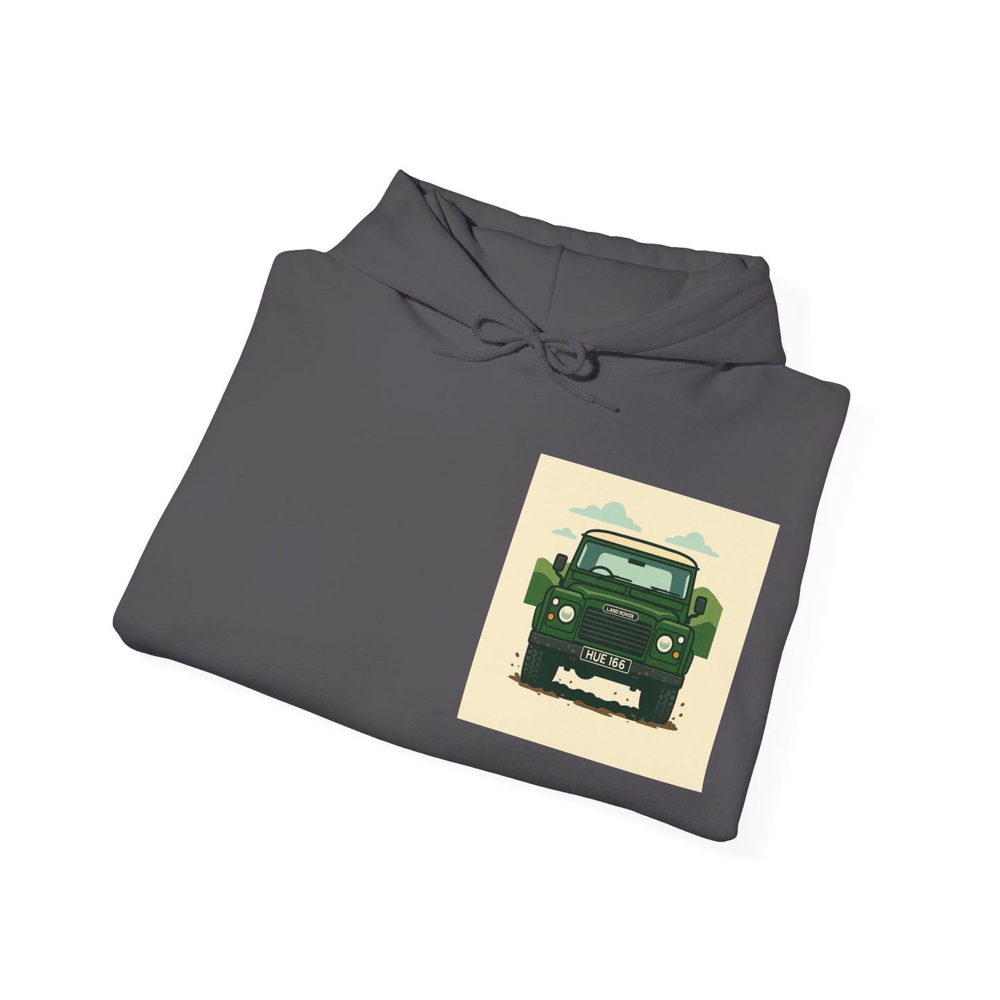 Relaxed Hoodie - Classic Landrover Defender Design