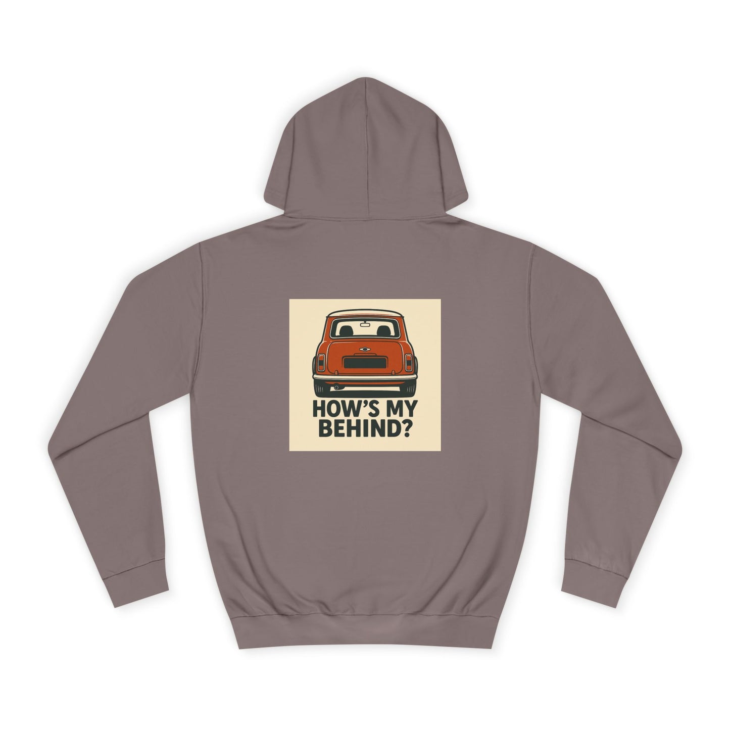 Retro Car Hoodie, Unisex College Hoodie, Funny Auto Gift, Car Enthusiast Sweatshirt, Mini Cooper Apparel, Unique Driving Humor