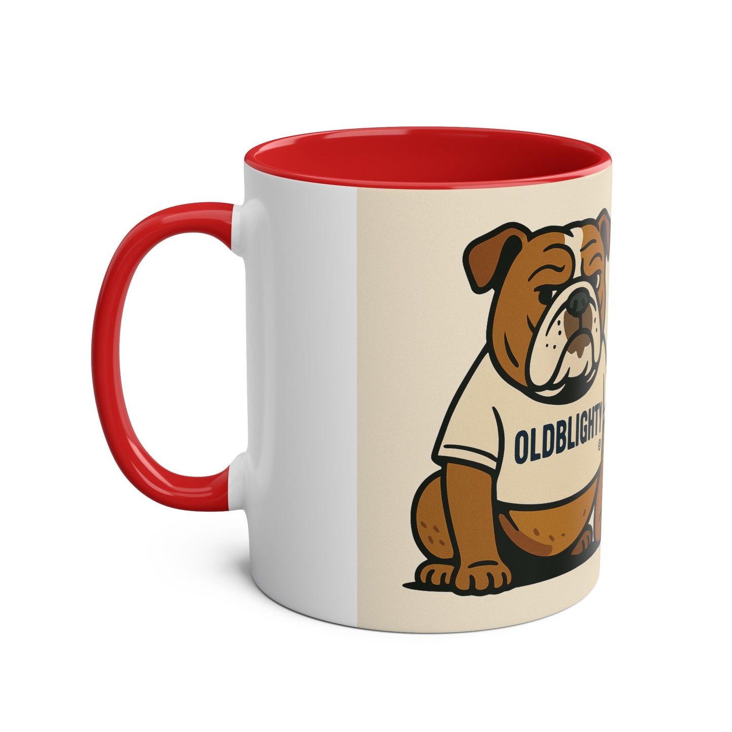 Playful Bulldog Coffee Mug, Funny Coffee Mug Gift for Dog Lovers, Pet-Themed Mug, Unique & Fun Kitchenware