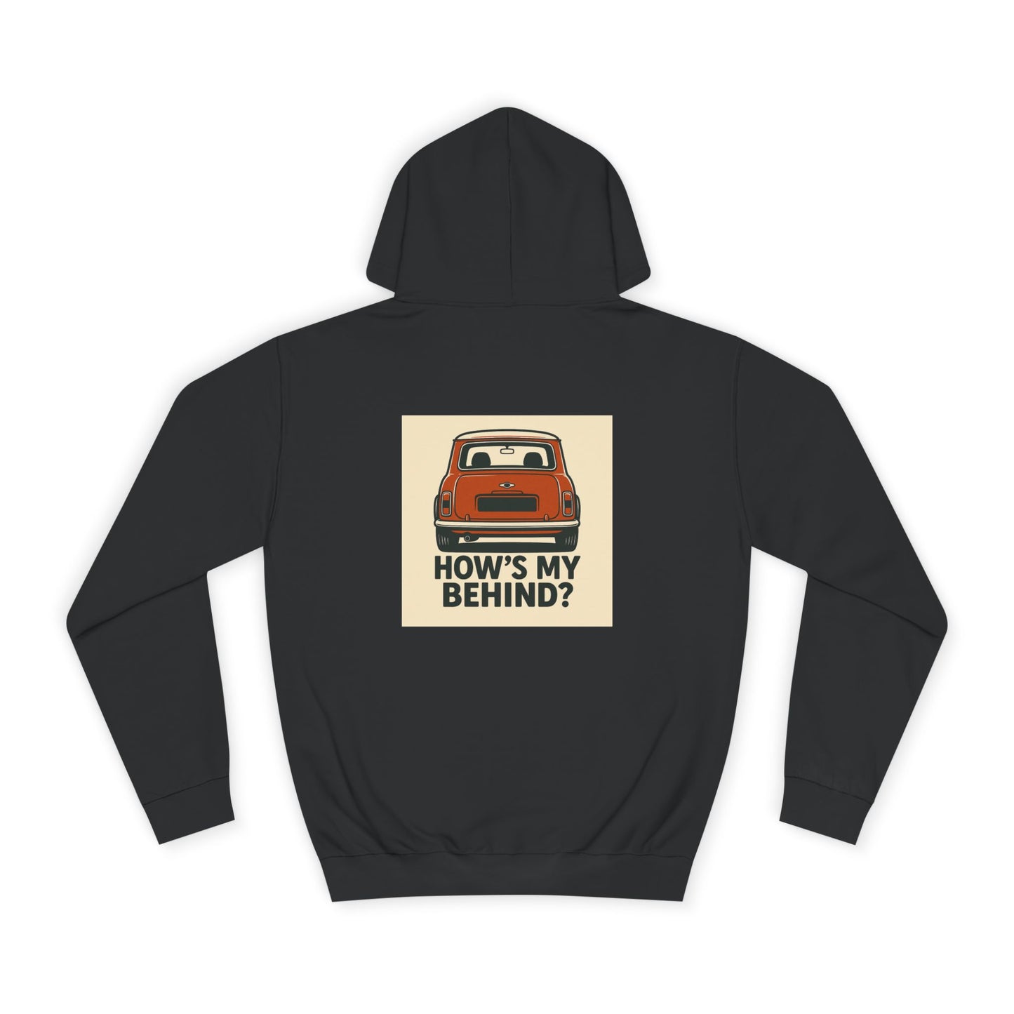 Retro Car Hoodie, Unisex College Hoodie, Funny Auto Gift, Car Enthusiast Sweatshirt, Mini Cooper Apparel, Unique Driving Humor