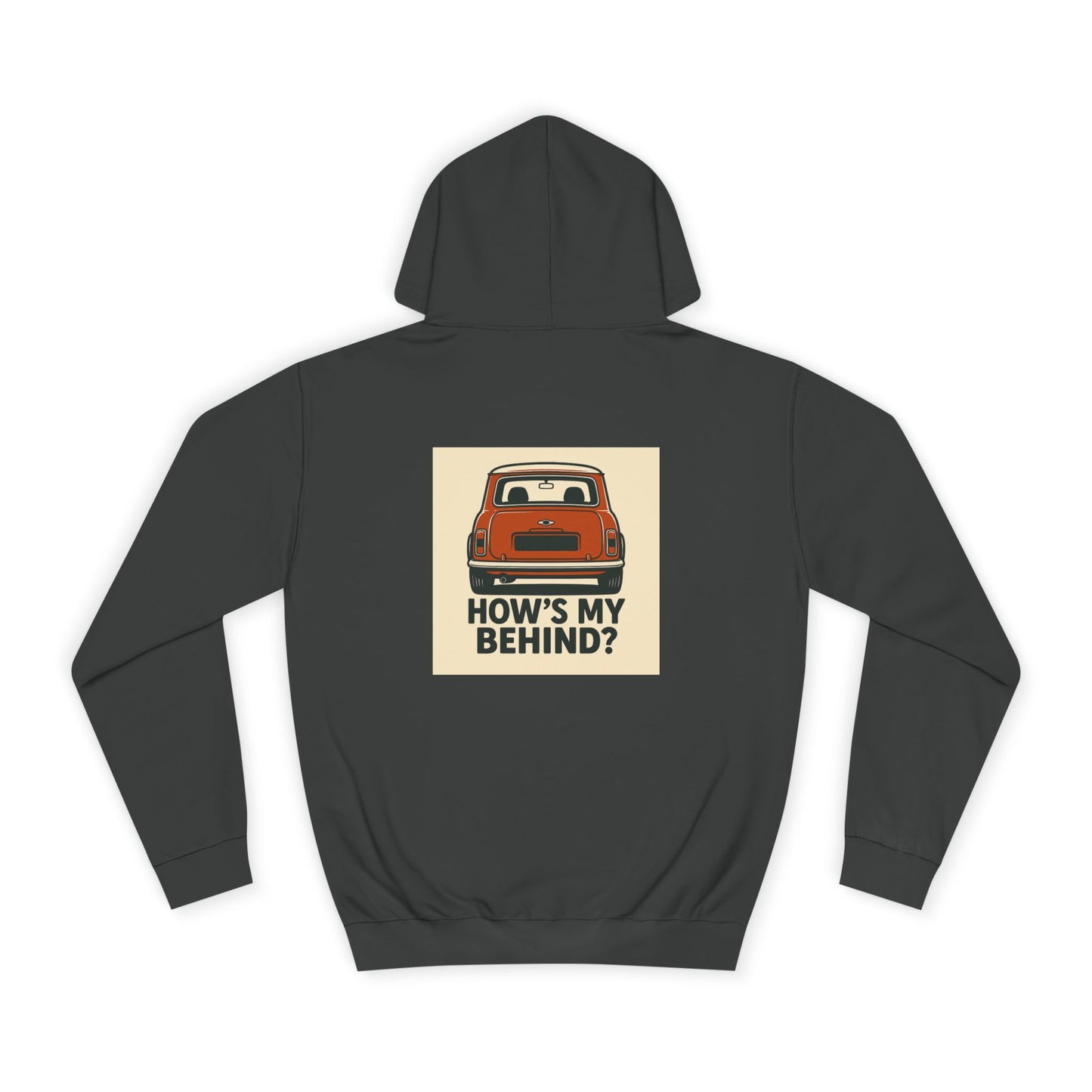 Retro Car Hoodie, Unisex College Hoodie, Funny Auto Gift, Car Enthusiast Sweatshirt, Mini Cooper Apparel, Unique Driving Humor