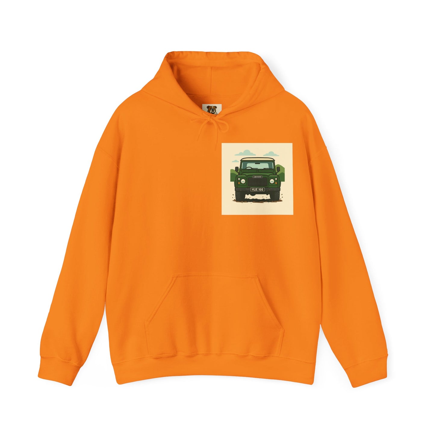 Relaxed Hoodie - Classic Landrover Defender Design