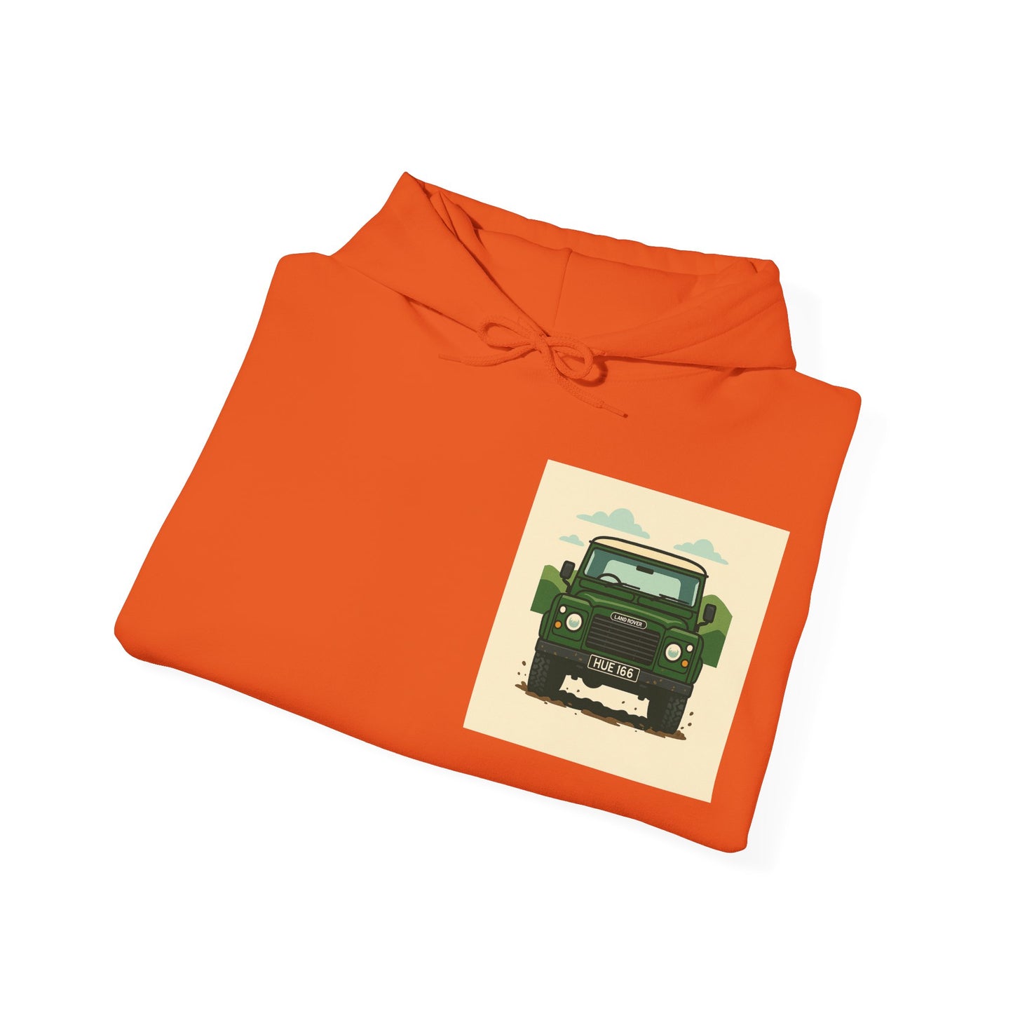 Relaxed Hoodie - Classic Landrover Defender Design