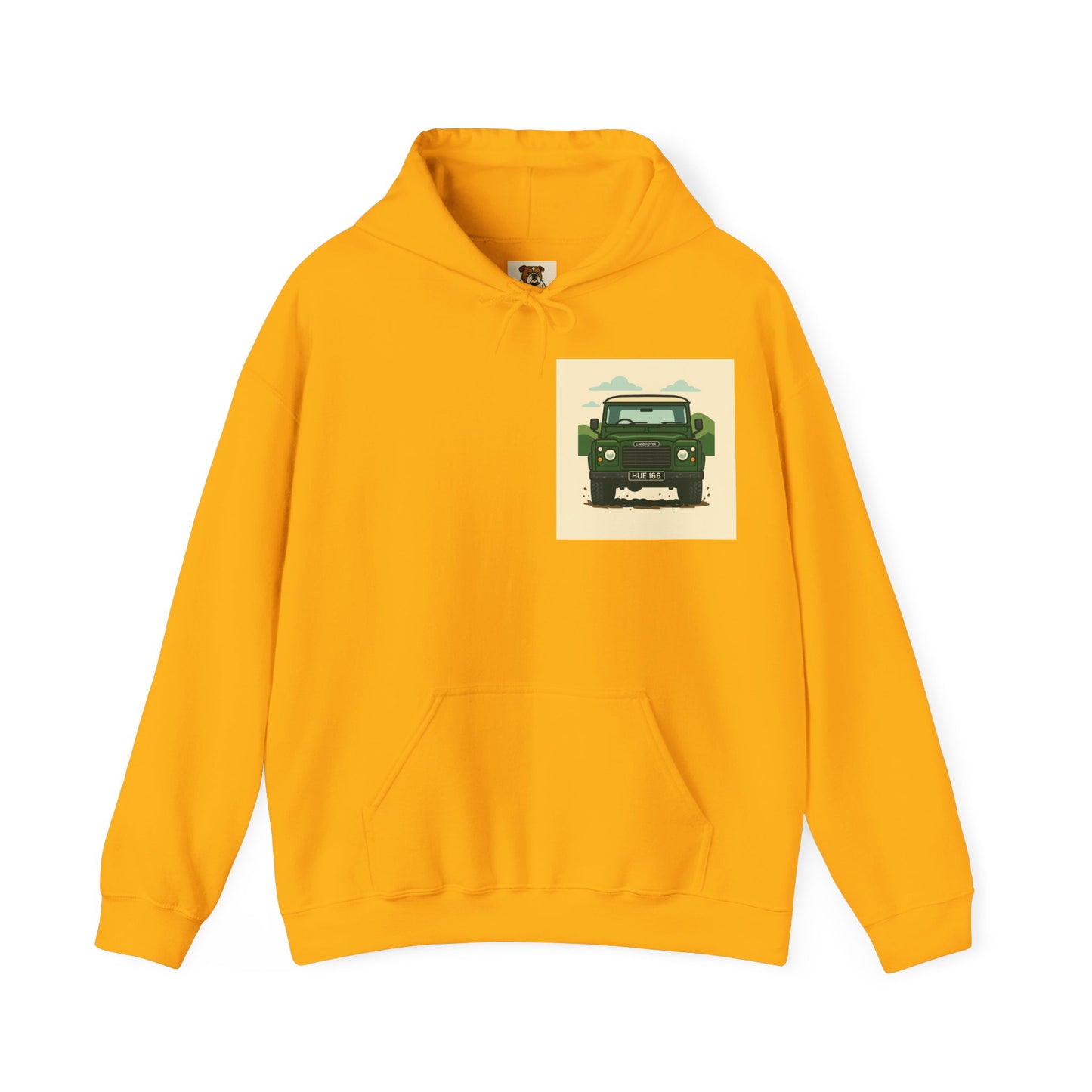 Relaxed Hoodie - Classic Landrover Defender Design