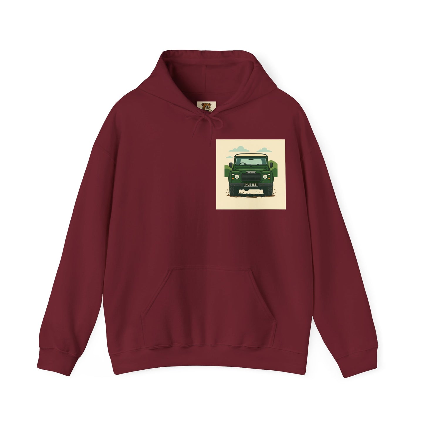 Relaxed Hoodie - Classic Landrover Defender Design