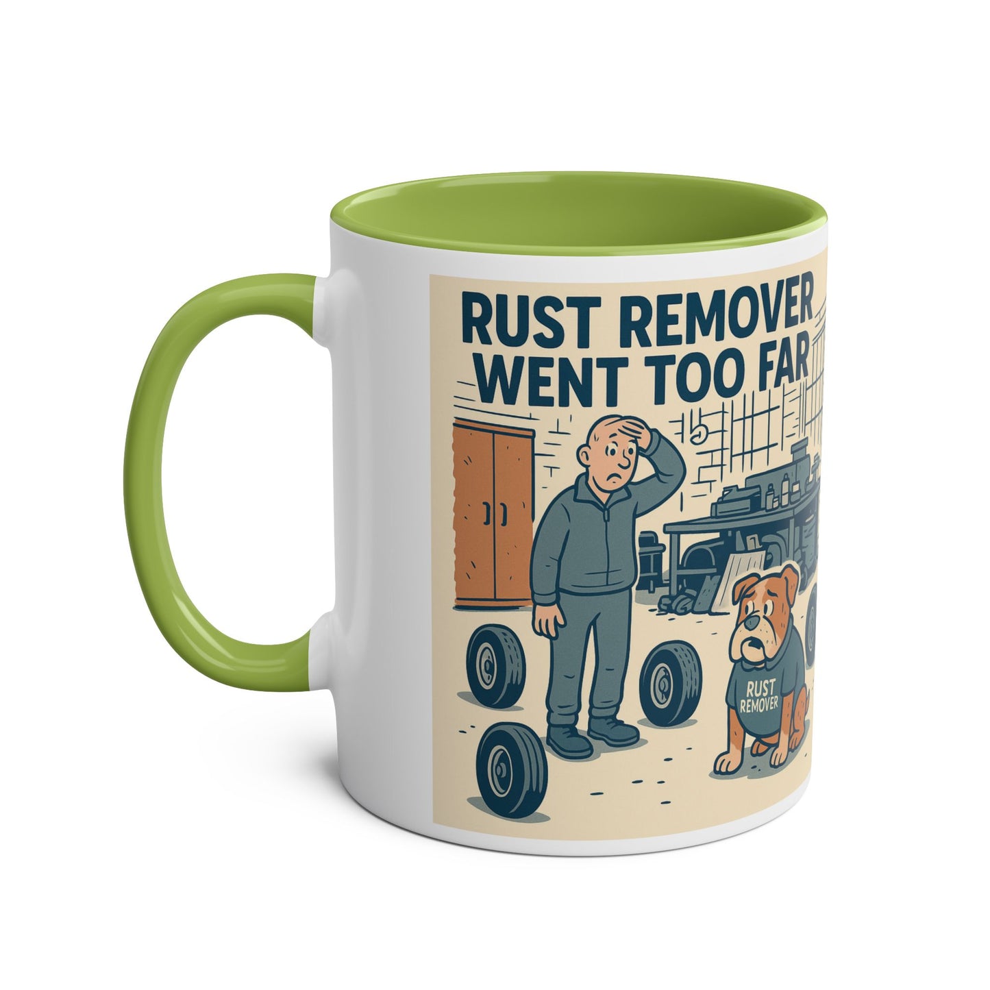 Two-Tone Dog-Themed Coffee Mug, Funny Gift for Dog Lovers, Unique Ceramic Mug, Cute Pet Owner Present, Humor for Birthdays