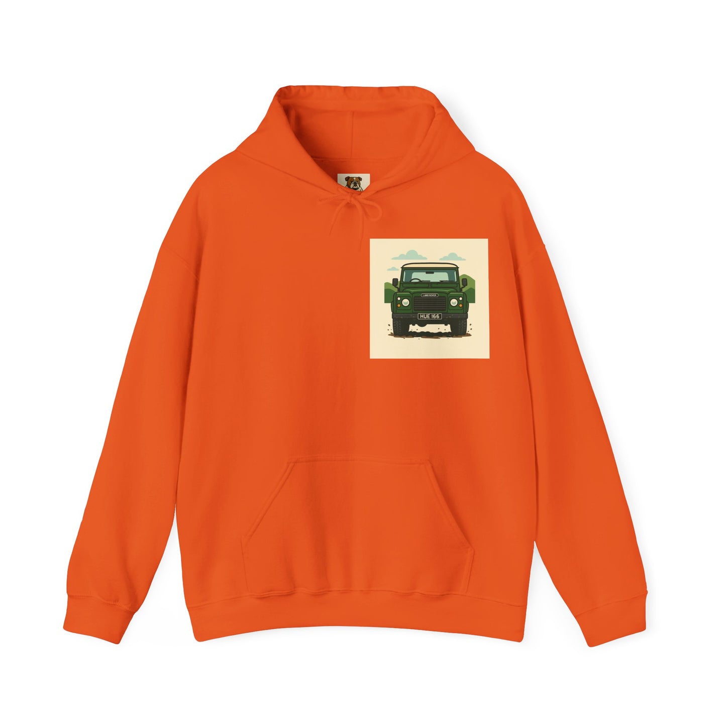 Relaxed Hoodie - Classic Landrover Defender Design