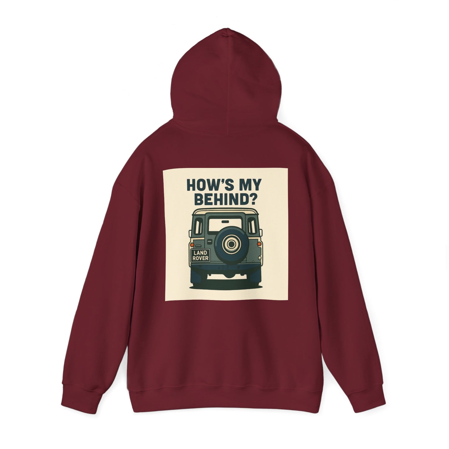 Relaxed Hoodie - Classic Landrover Defender Design