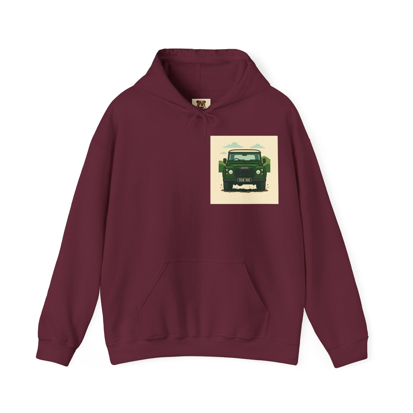 Relaxed Hoodie - Classic Landrover Defender Design