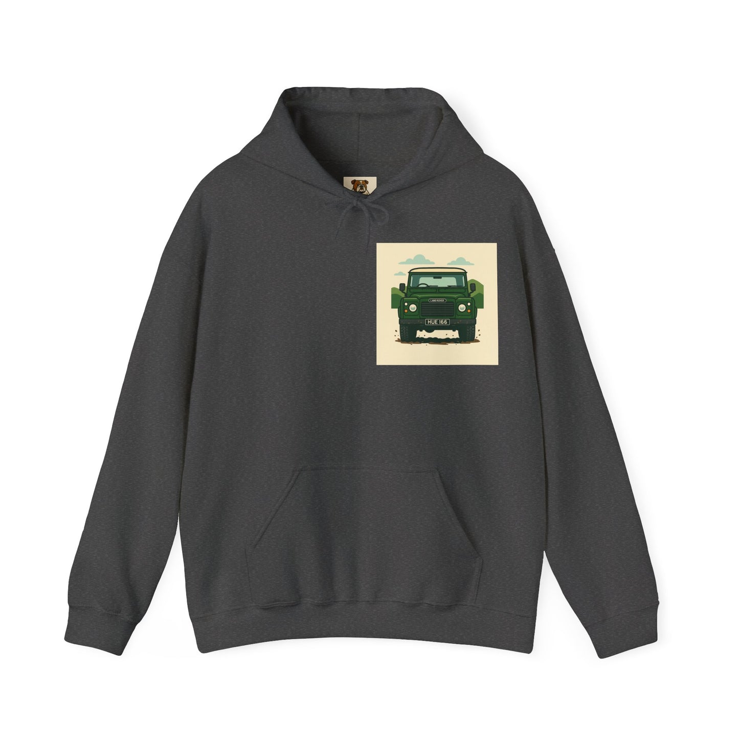 Relaxed Hoodie - Classic Landrover Defender Design