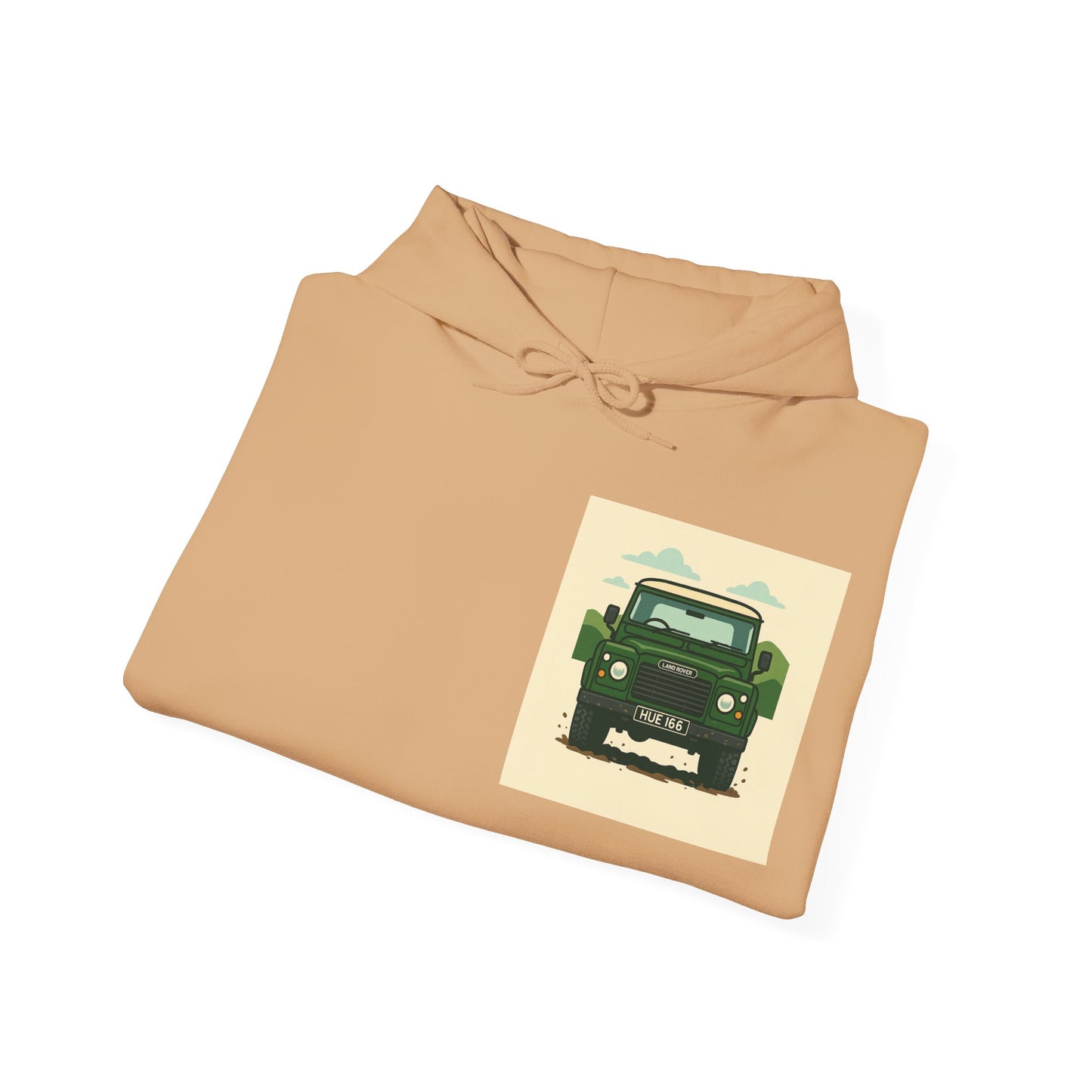 Relaxed Hoodie - Classic Landrover Defender Design