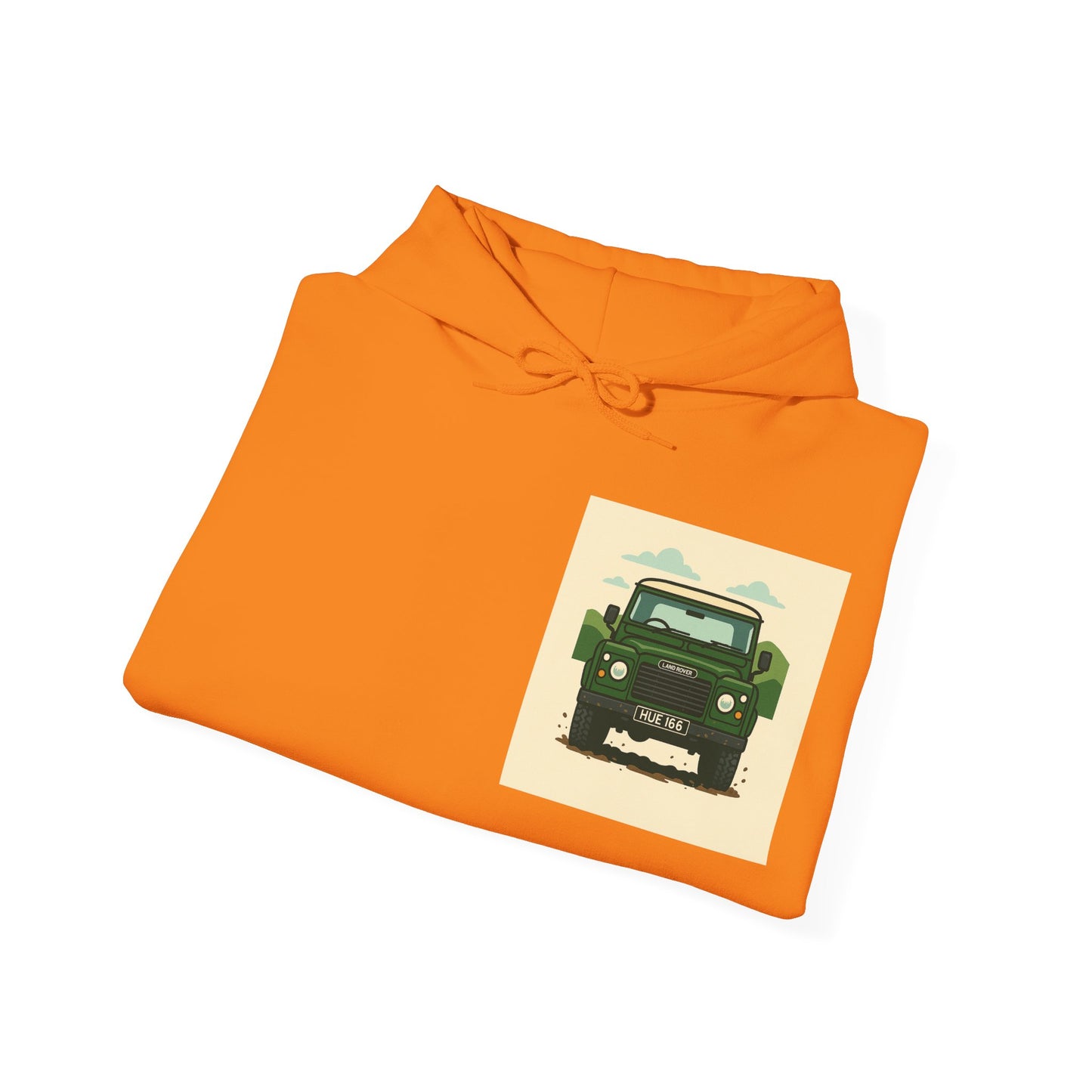 Relaxed Hoodie - Classic Landrover Defender Design
