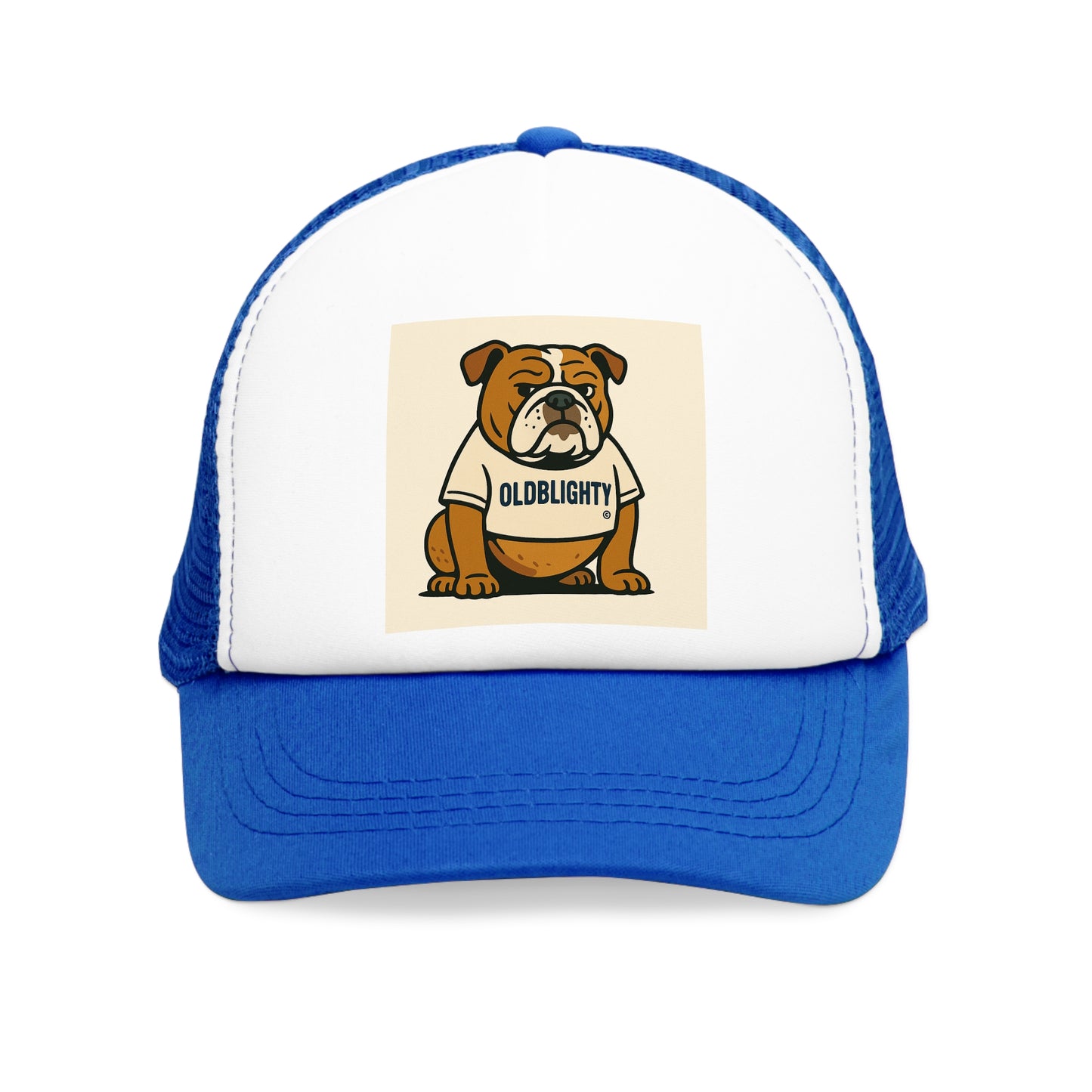 Bulldog Mesh Cap - Fun Dog Lover Hat, Trucker Cap for Pet Owners, Gift for Dog Enthusiasts, Outdoor Accessories, Casual Wear