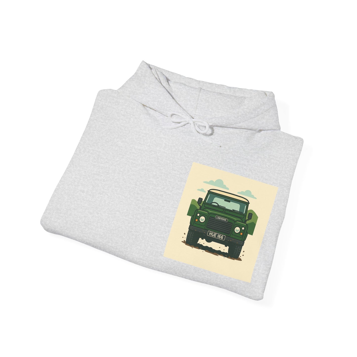 Relaxed Hoodie - Classic Landrover Defender Design