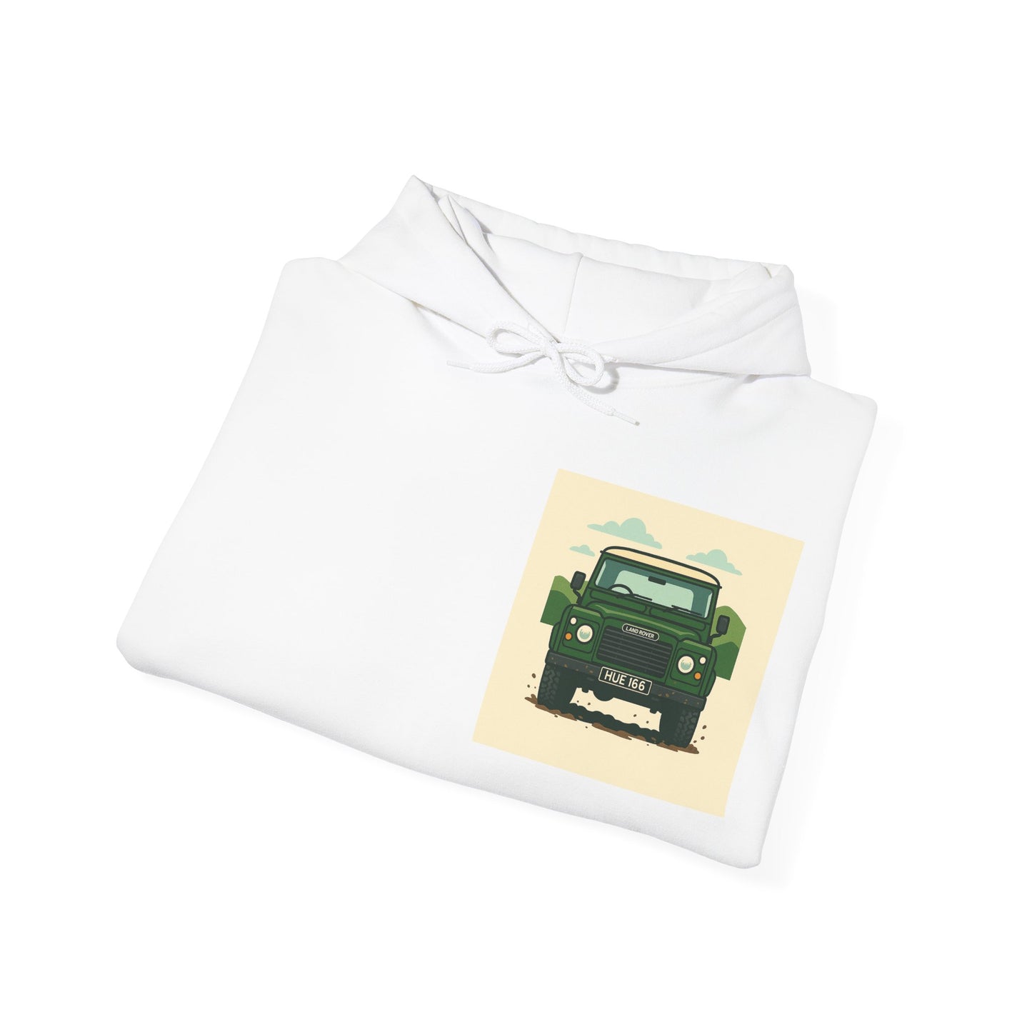 Relaxed Hoodie - Classic Landrover Defender Design