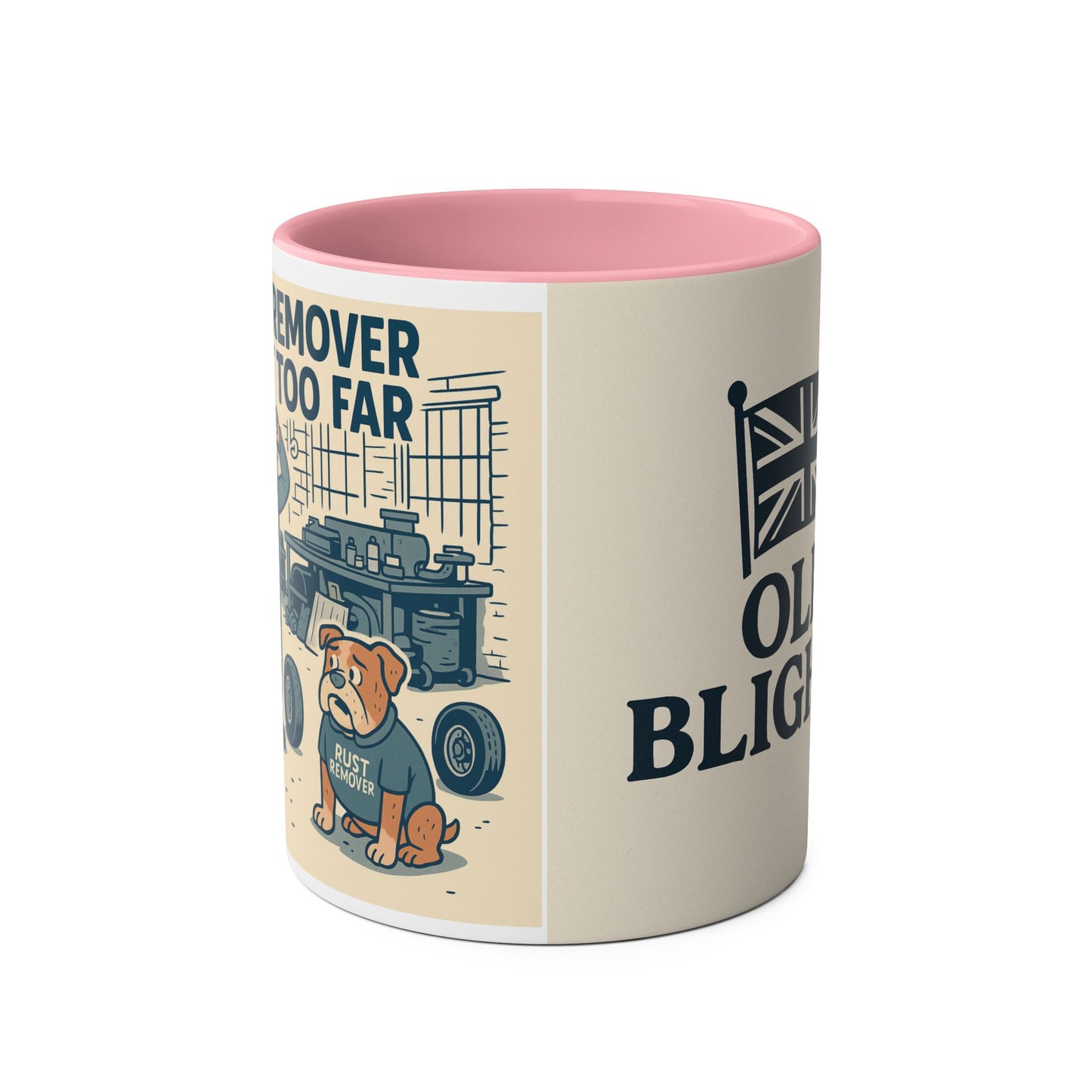 Two-Tone Dog-Themed Coffee Mug, Funny Gift for Dog Lovers, Unique Ceramic Mug, Cute Pet Owner Present, Humor for Birthdays