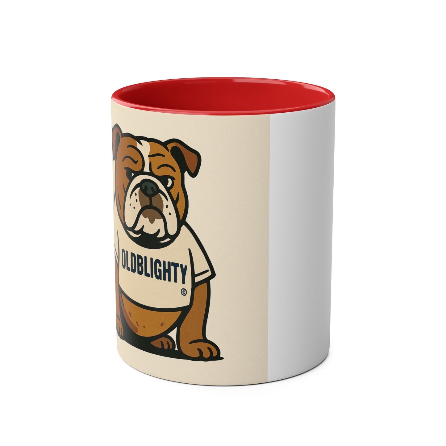 Playful Bulldog Coffee Mug, Funny Coffee Mug Gift for Dog Lovers, Pet-Themed Mug, Unique & Fun Kitchenware