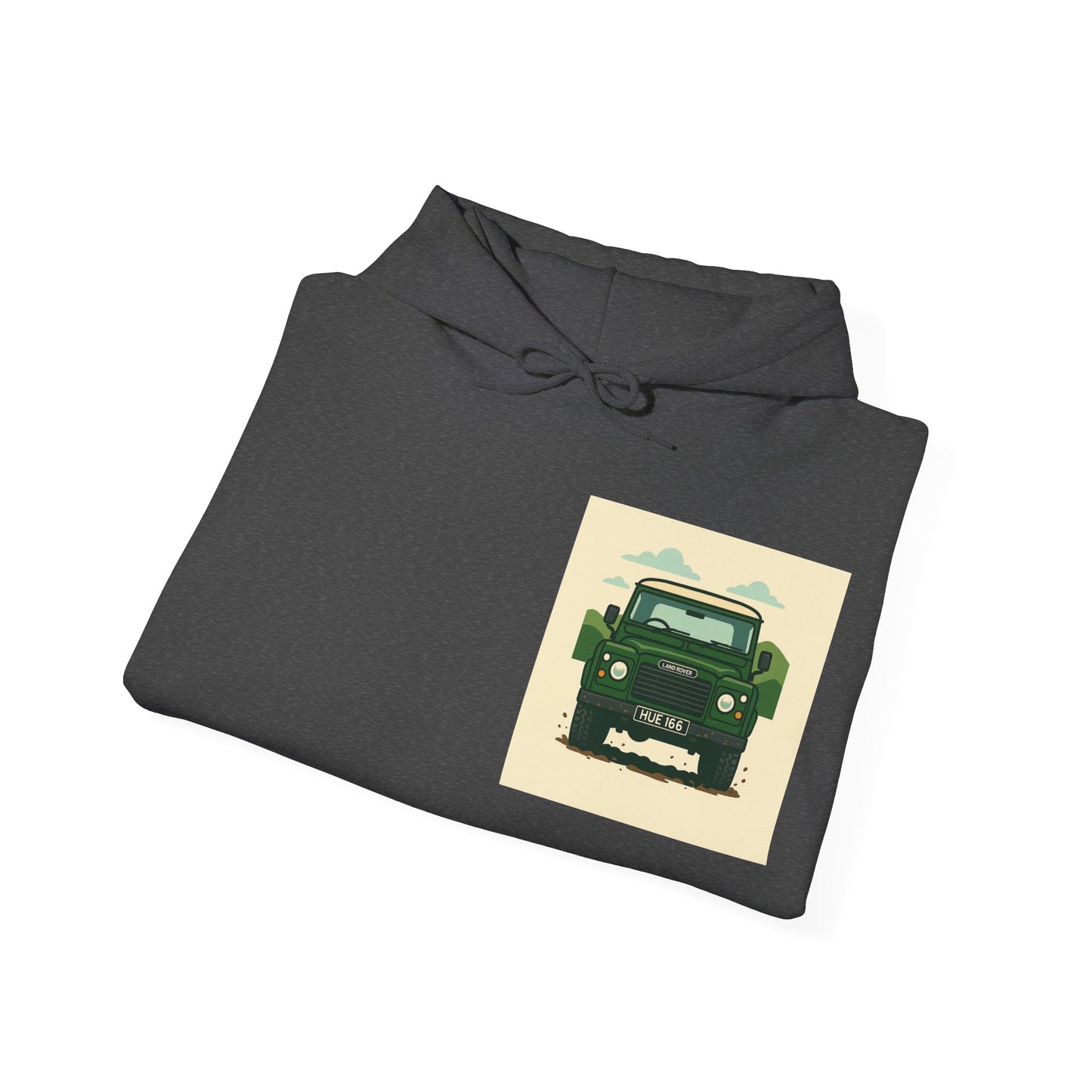 Relaxed Hoodie - Classic Landrover Defender Design