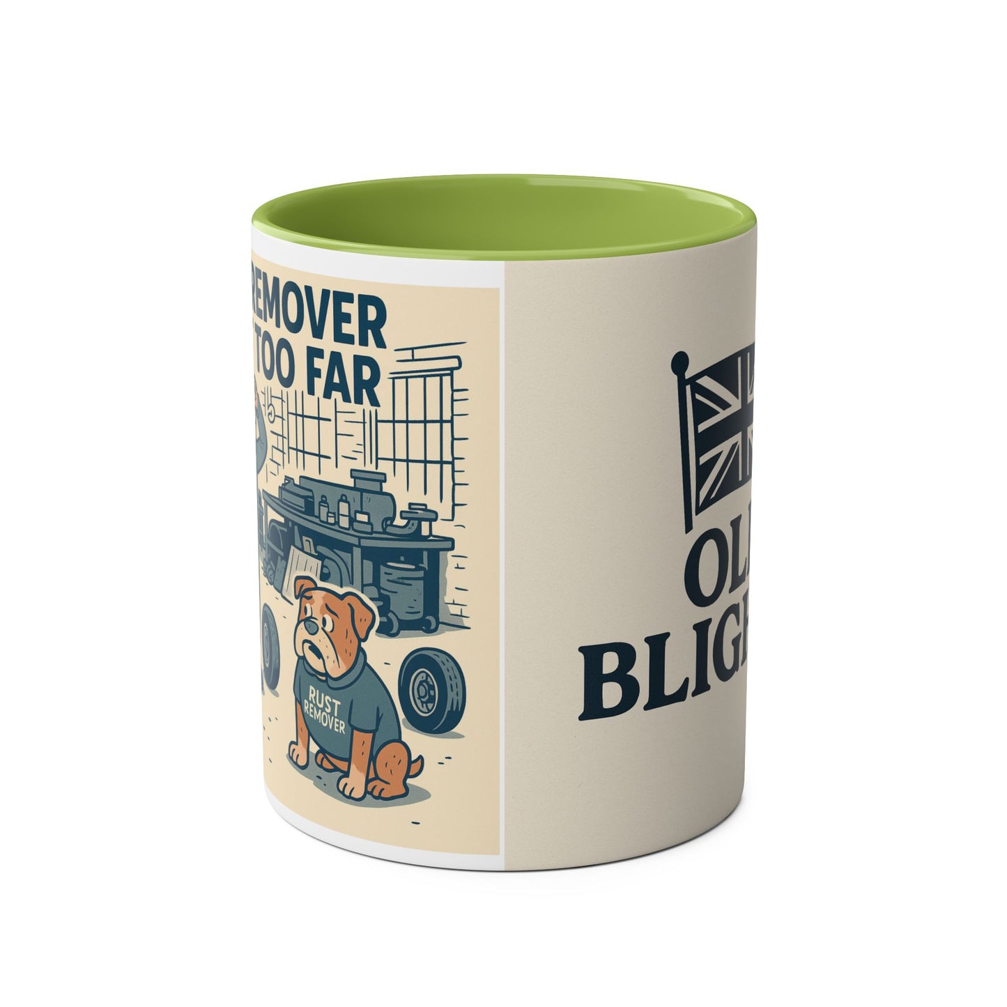 Two-Tone Dog-Themed Coffee Mug, Funny Gift for Dog Lovers, Unique Ceramic Mug, Cute Pet Owner Present, Humor for Birthdays