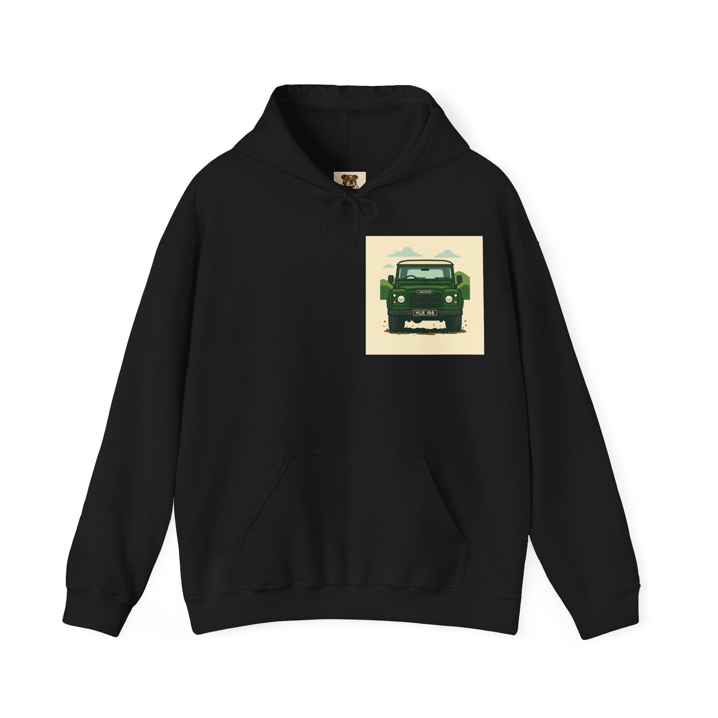 Relaxed Hoodie - Classic Landrover Defender Design
