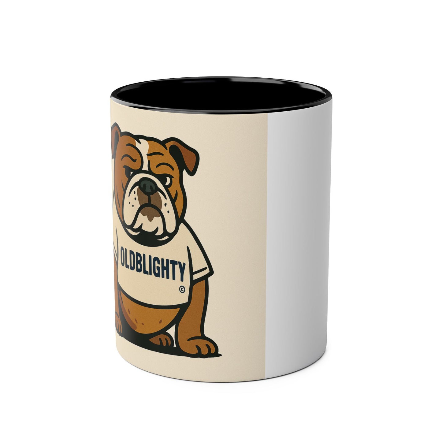 Playful Bulldog Coffee Mug, Funny Coffee Mug Gift for Dog Lovers, Pet-Themed Mug, Unique & Fun Kitchenware