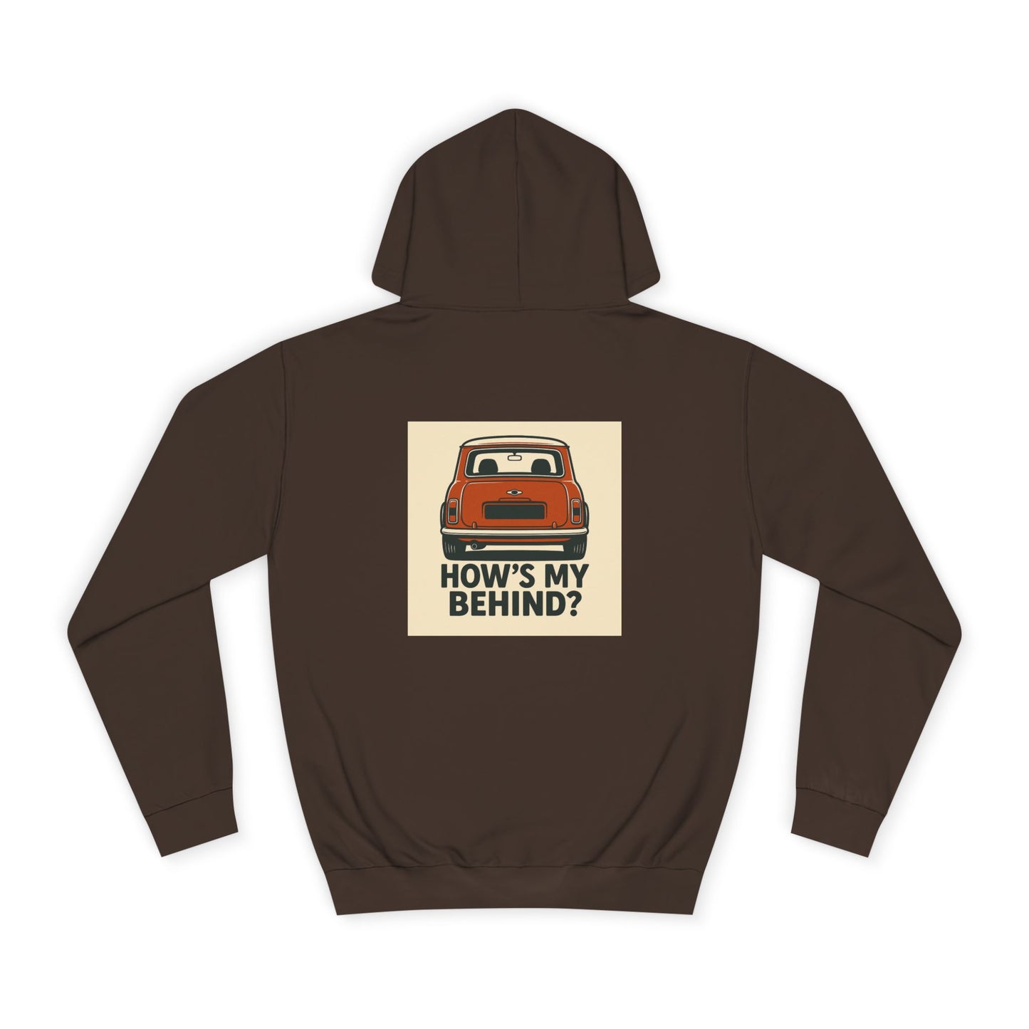 Retro Car Hoodie, Unisex College Hoodie, Funny Auto Gift, Car Enthusiast Sweatshirt, Mini Cooper Apparel, Unique Driving Humor