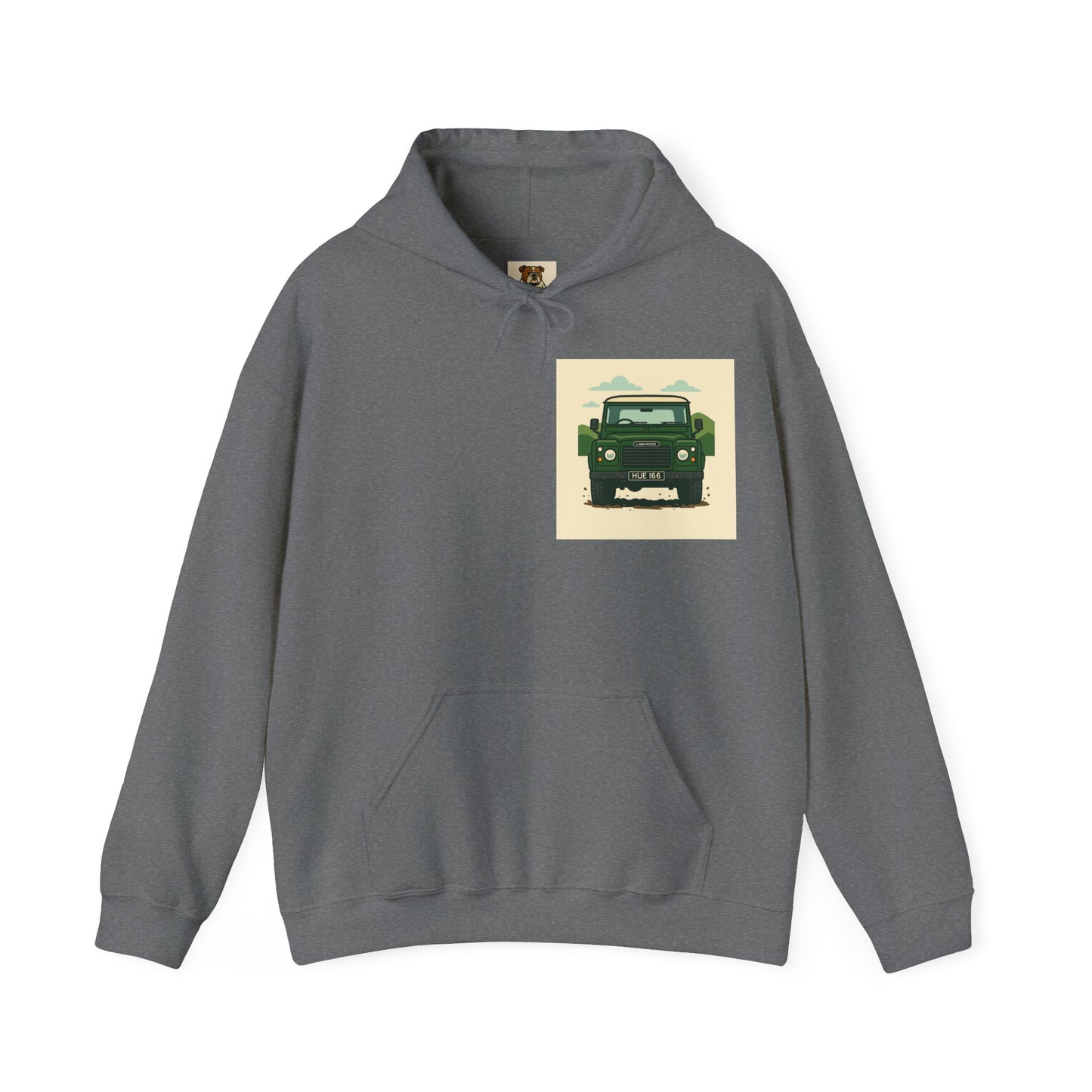 Relaxed Hoodie - Classic Landrover Defender Design