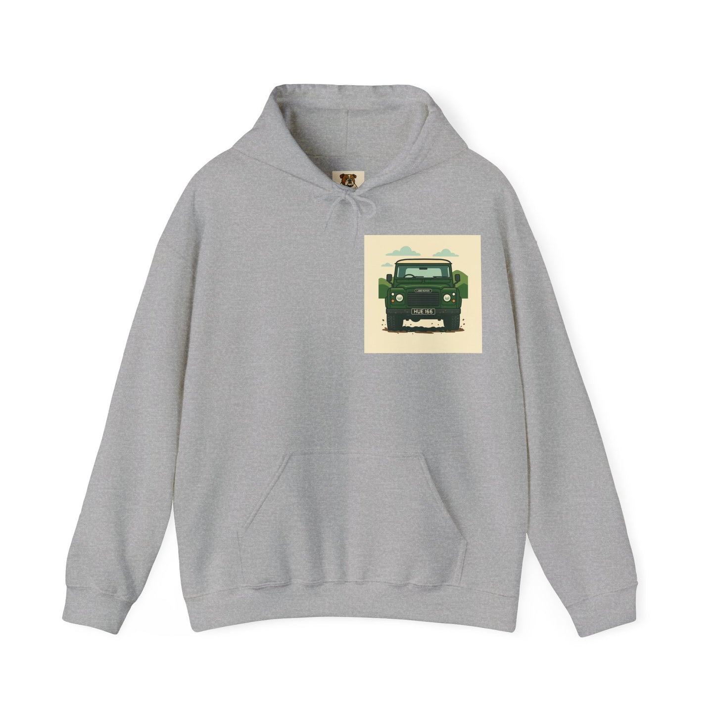 Relaxed Hoodie - Classic Landrover Defender Design