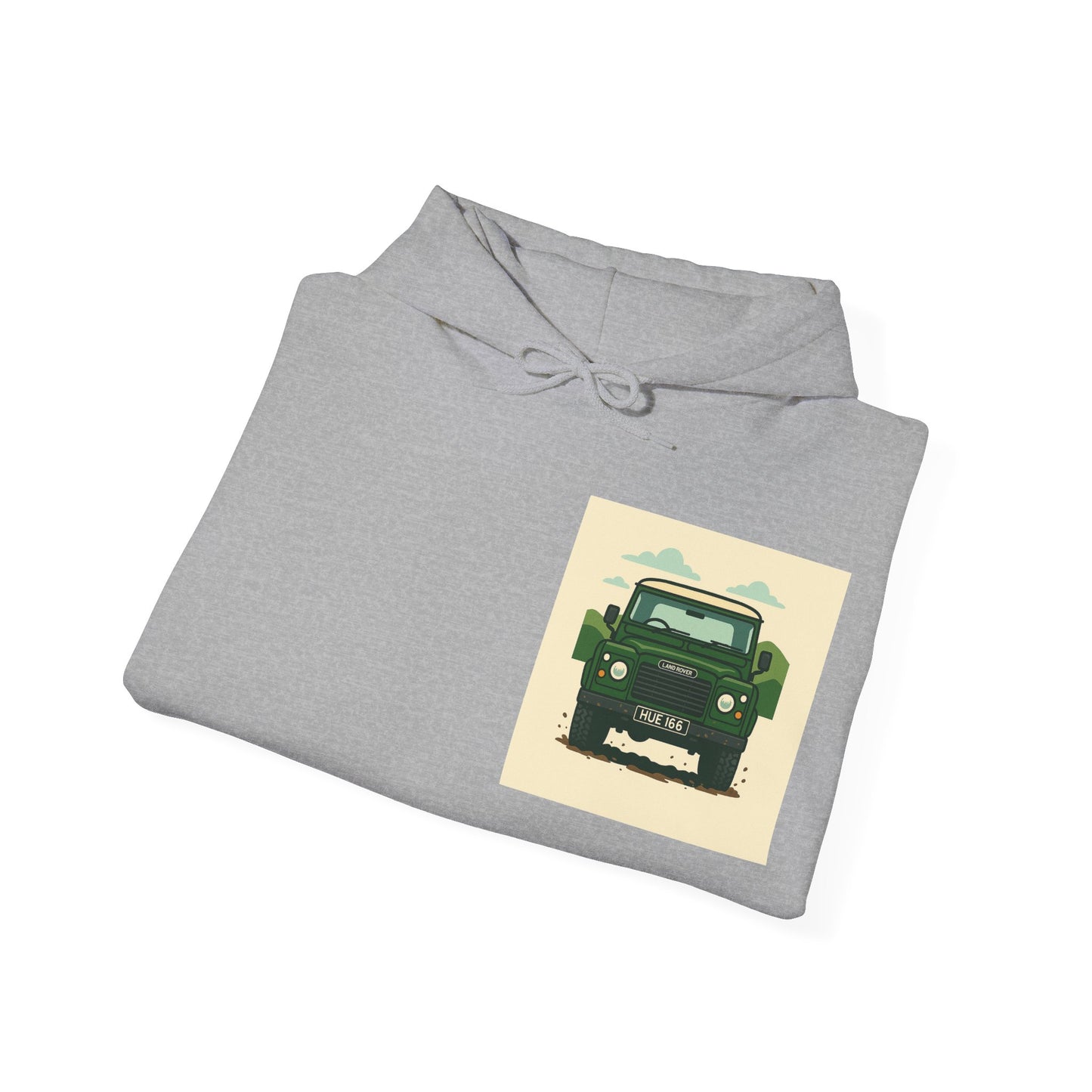 Relaxed Hoodie - Classic Landrover Defender Design