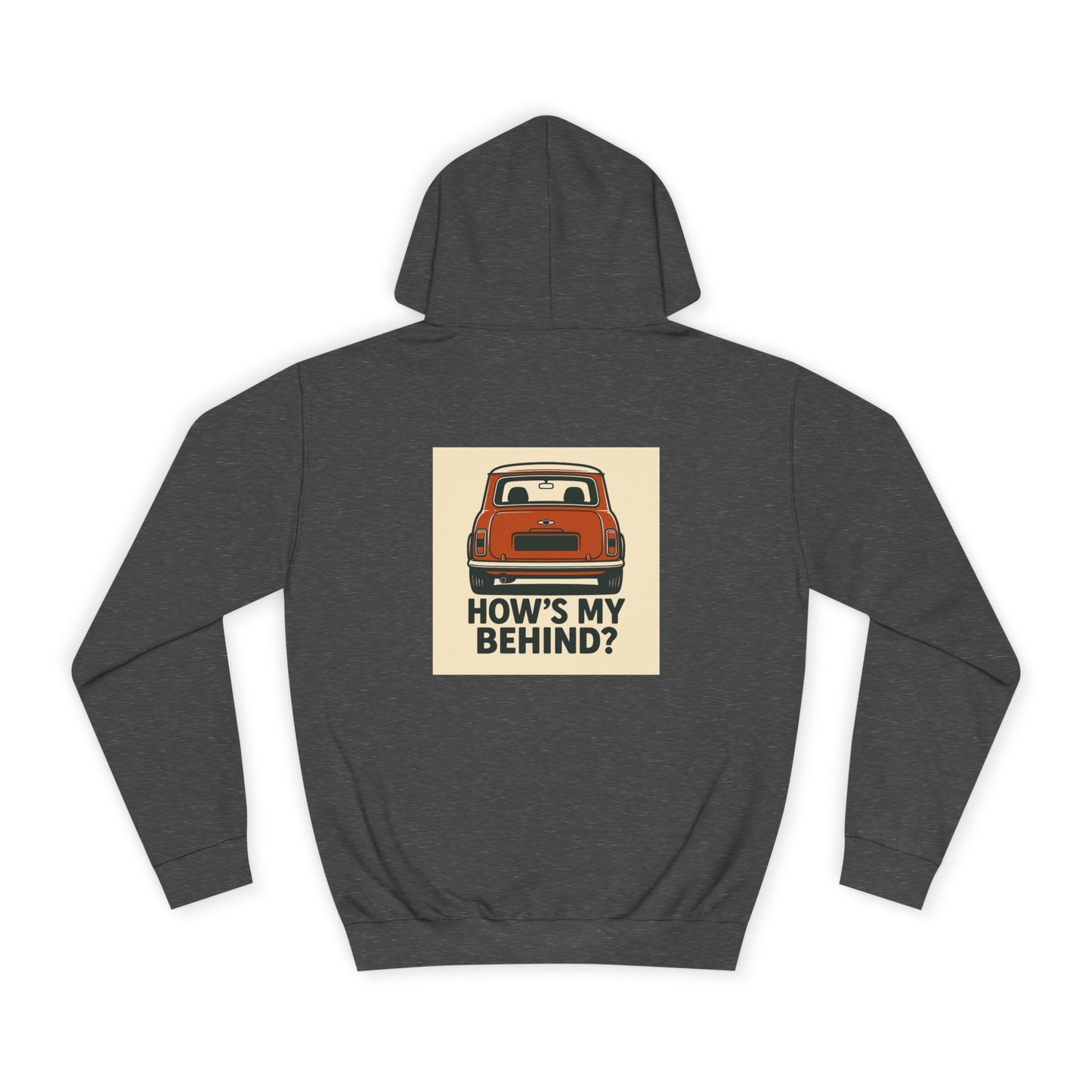 Retro Car Hoodie, Unisex College Hoodie, Funny Auto Gift, Car Enthusiast Sweatshirt, Mini Cooper Apparel, Unique Driving Humor
