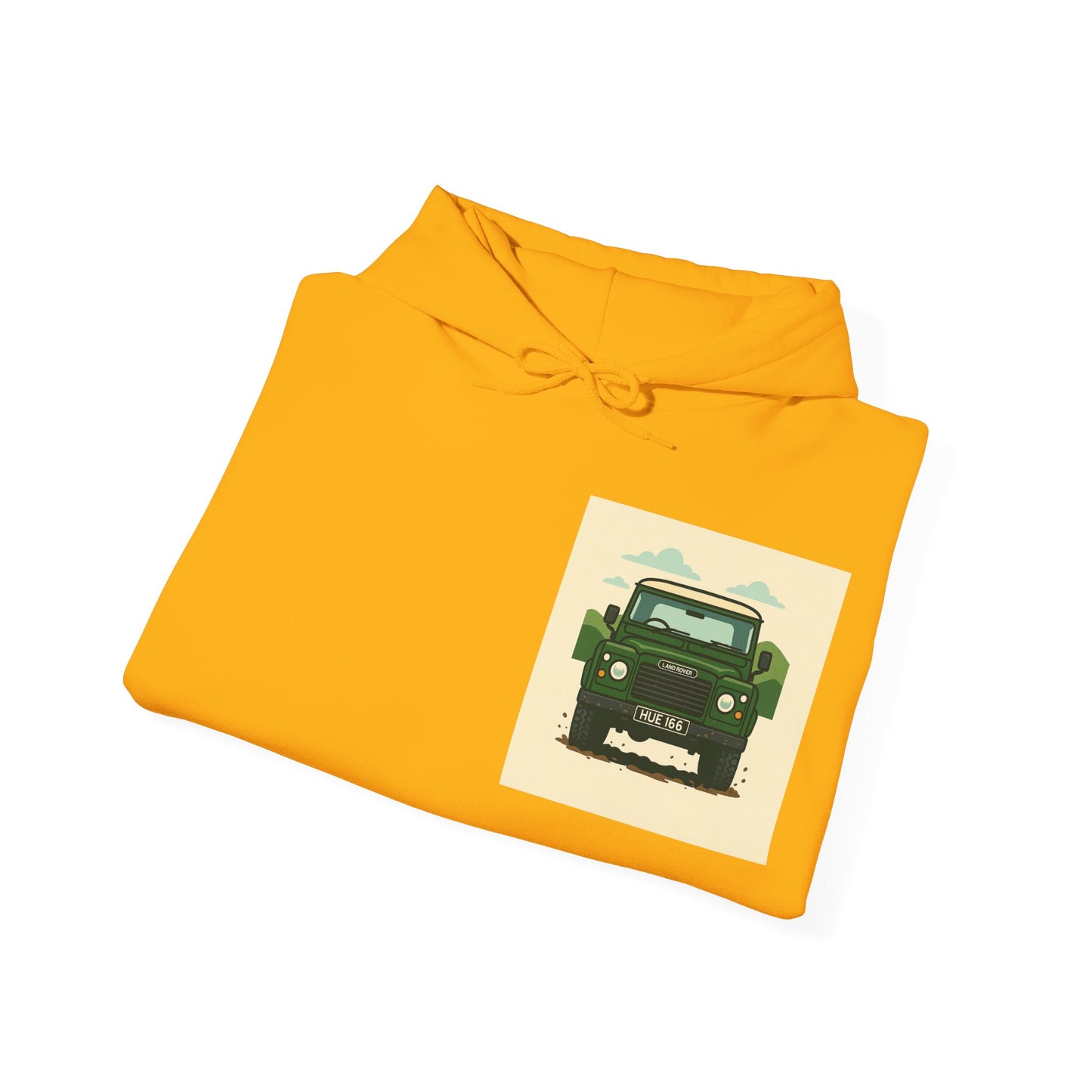 Relaxed Hoodie - Classic Landrover Defender Design