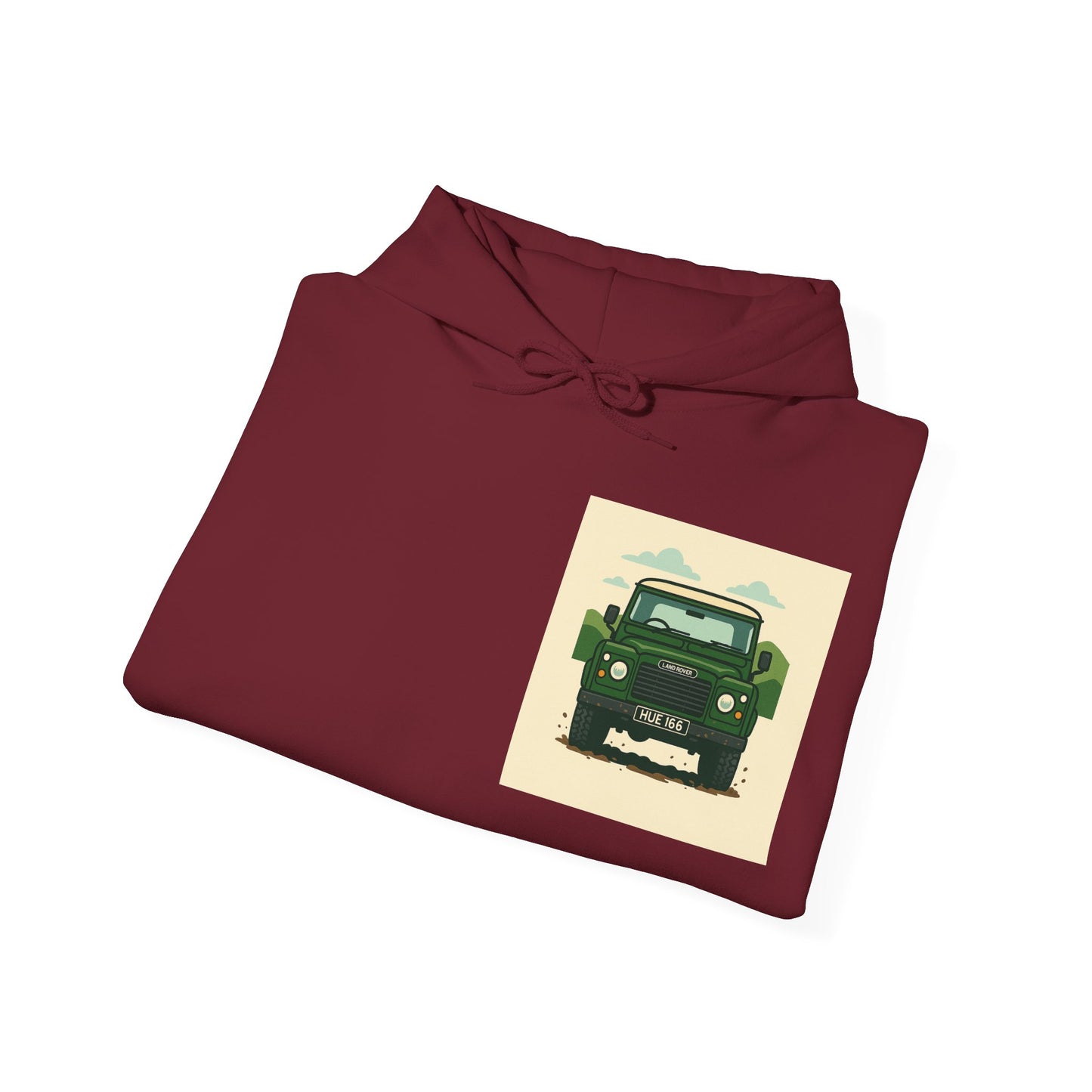 Relaxed Hoodie - Classic Landrover Defender Design