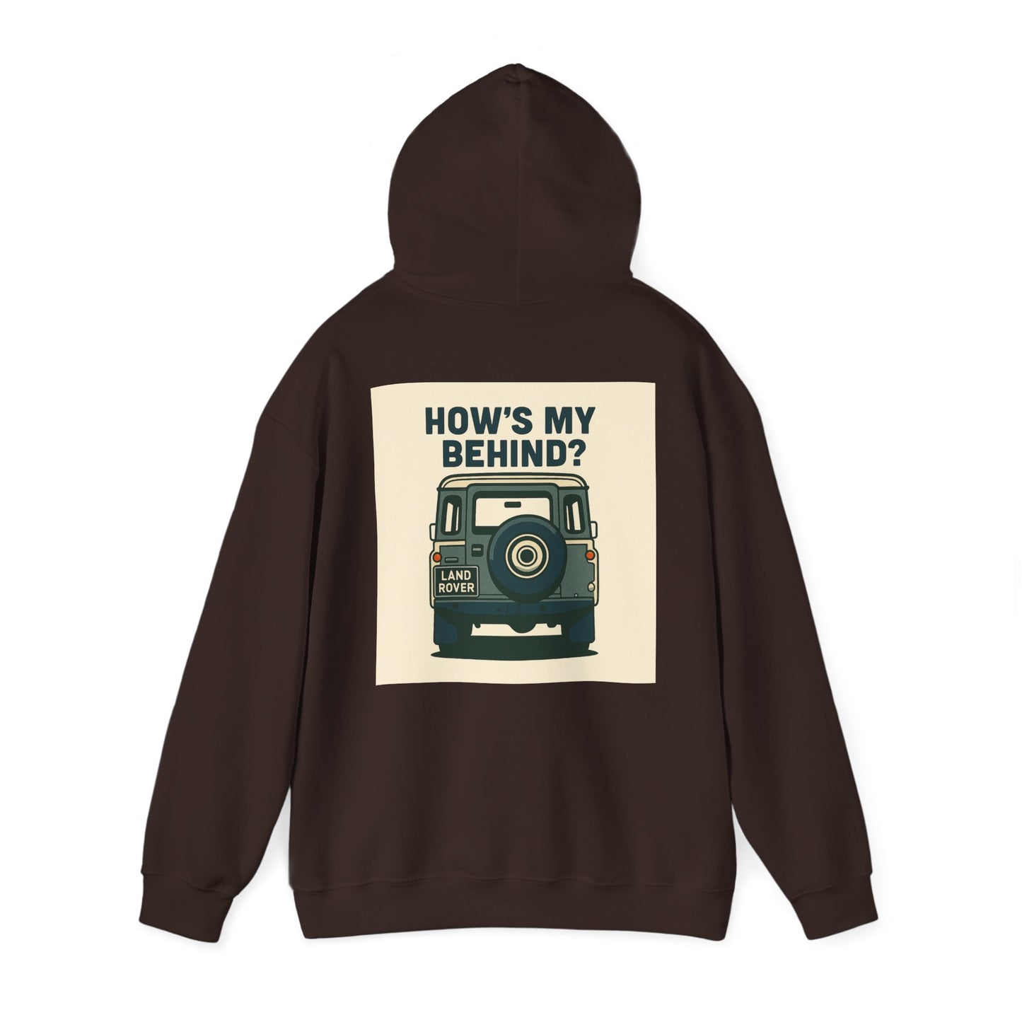 Relaxed Hoodie - Classic Landrover Defender Design