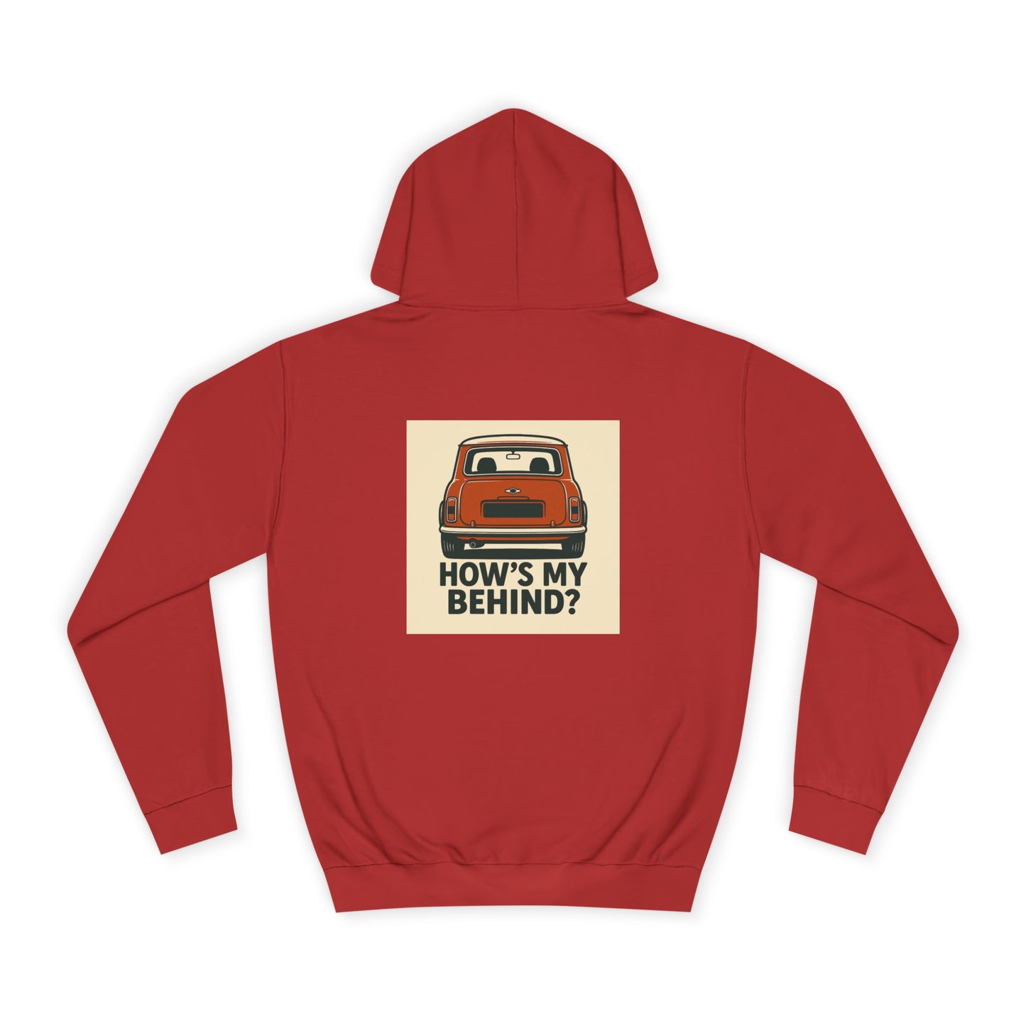 Retro Car Hoodie, Unisex College Hoodie, Funny Auto Gift, Car Enthusiast Sweatshirt, Mini Cooper Apparel, Unique Driving Humor