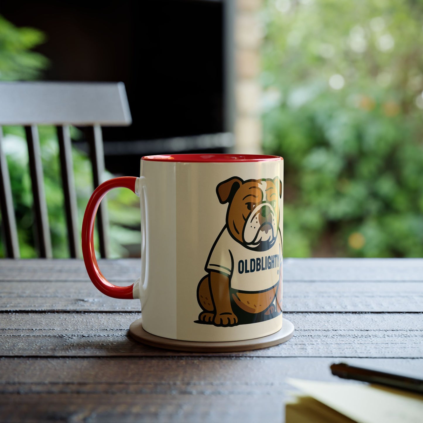 Playful Bulldog Coffee Mug, Funny Coffee Mug Gift for Dog Lovers, Pet-Themed Mug, Unique & Fun Kitchenware