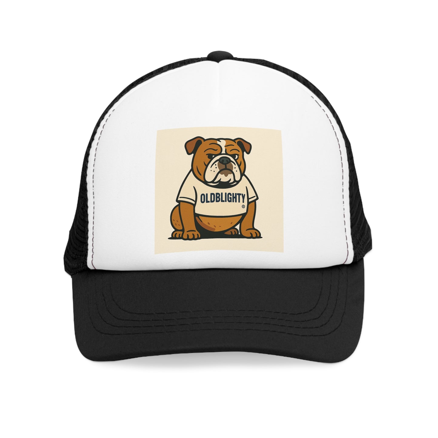 Bulldog Mesh Cap - Fun Dog Lover Hat, Trucker Cap for Pet Owners, Gift for Dog Enthusiasts, Outdoor Accessories, Casual Wear
