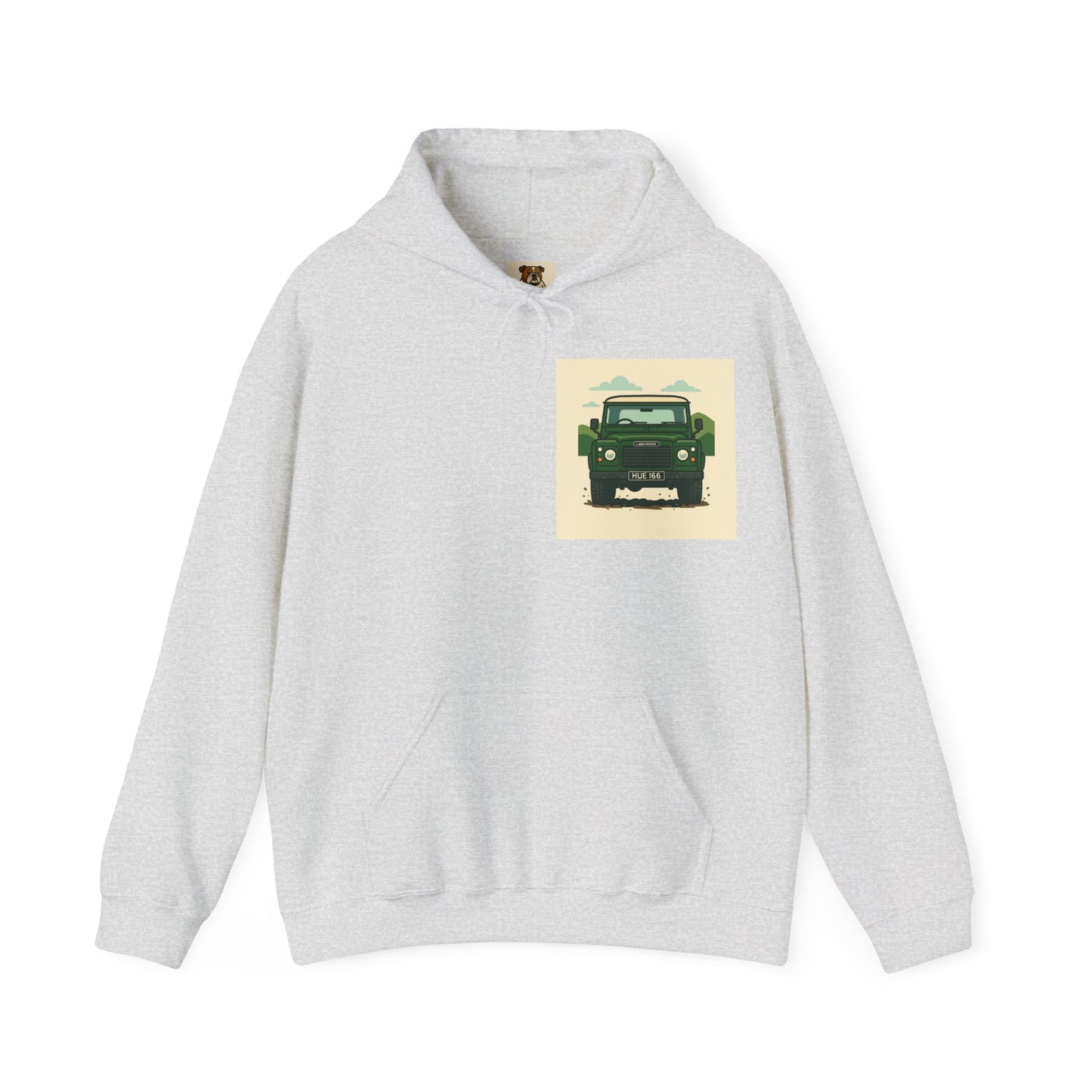 Relaxed Hoodie - Classic Landrover Defender Design