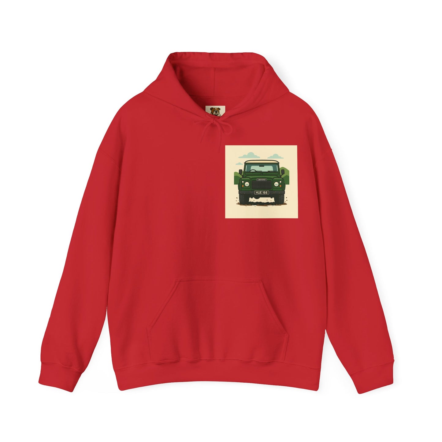 Relaxed Hoodie - Classic Landrover Defender Design