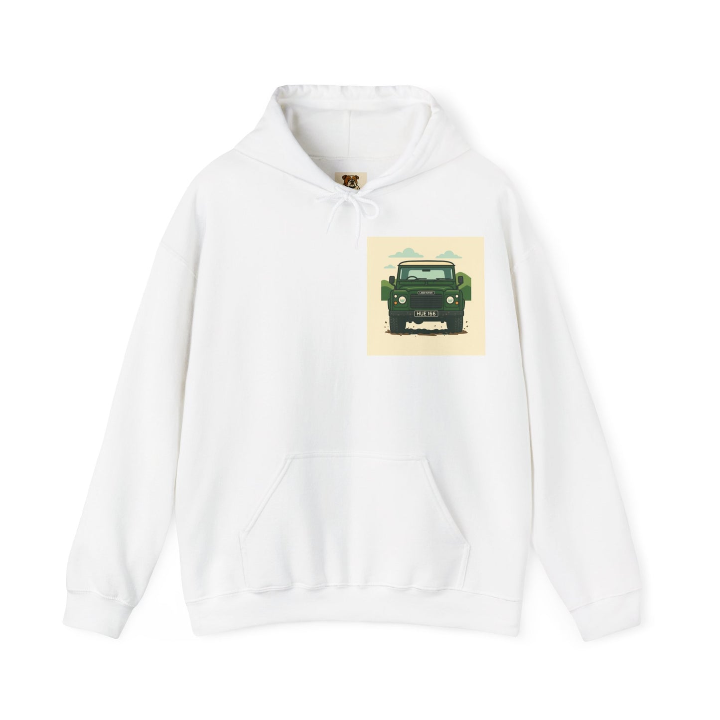 Relaxed Hoodie - Classic Landrover Defender Design