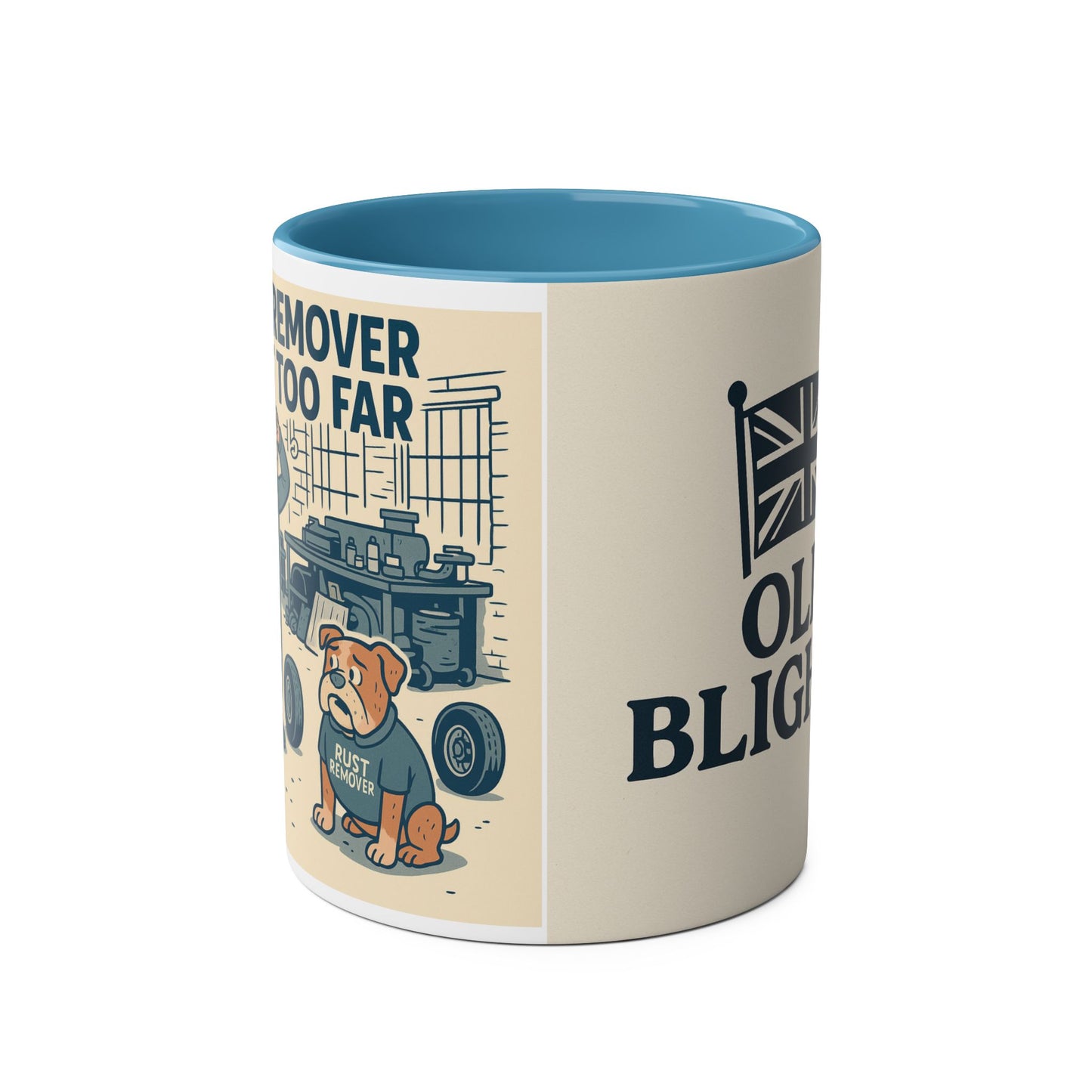 Two-Tone Dog-Themed Coffee Mug, Funny Gift for Dog Lovers, Unique Ceramic Mug, Cute Pet Owner Present, Humor for Birthdays