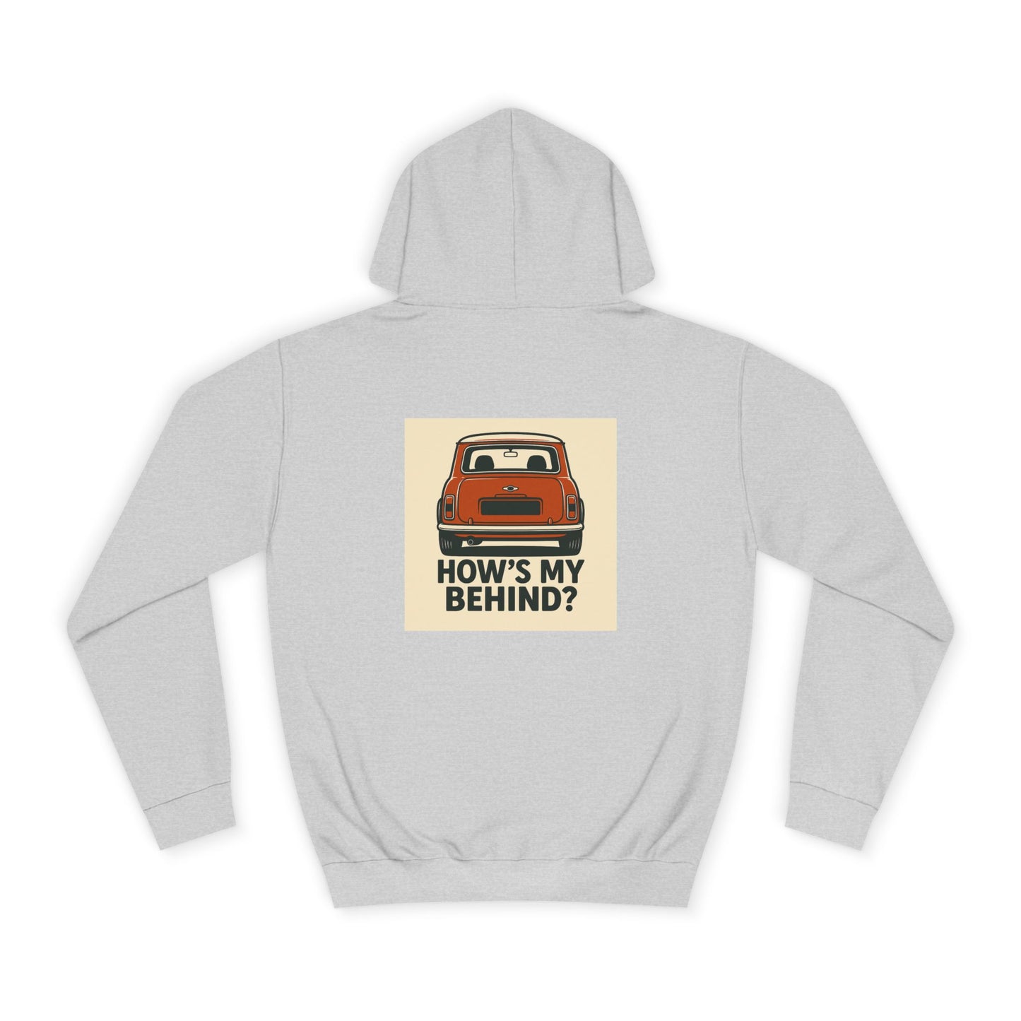 Retro Car Hoodie, Unisex College Hoodie, Funny Auto Gift, Car Enthusiast Sweatshirt, Mini Cooper Apparel, Unique Driving Humor