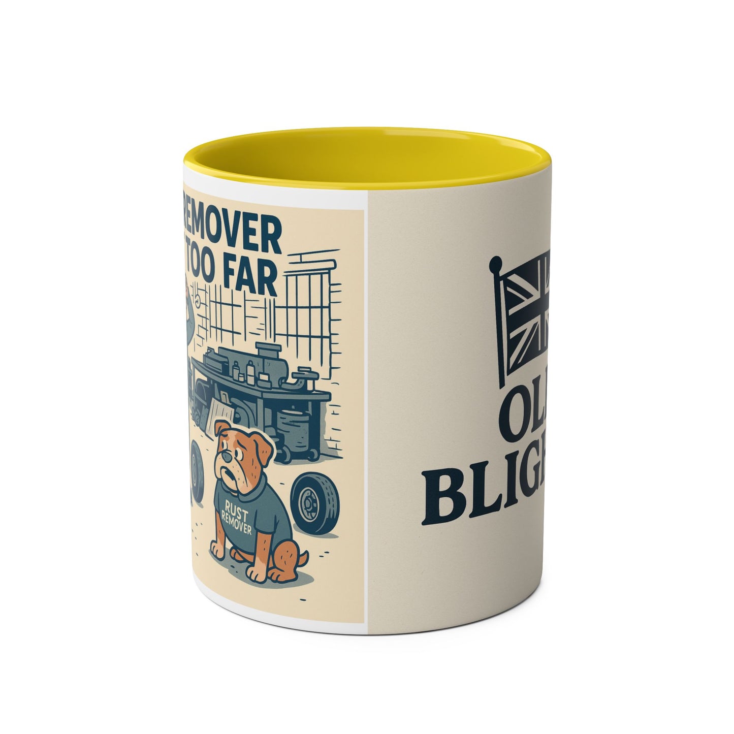 Two-Tone Dog-Themed Coffee Mug, Funny Gift for Dog Lovers, Unique Ceramic Mug, Cute Pet Owner Present, Humor for Birthdays