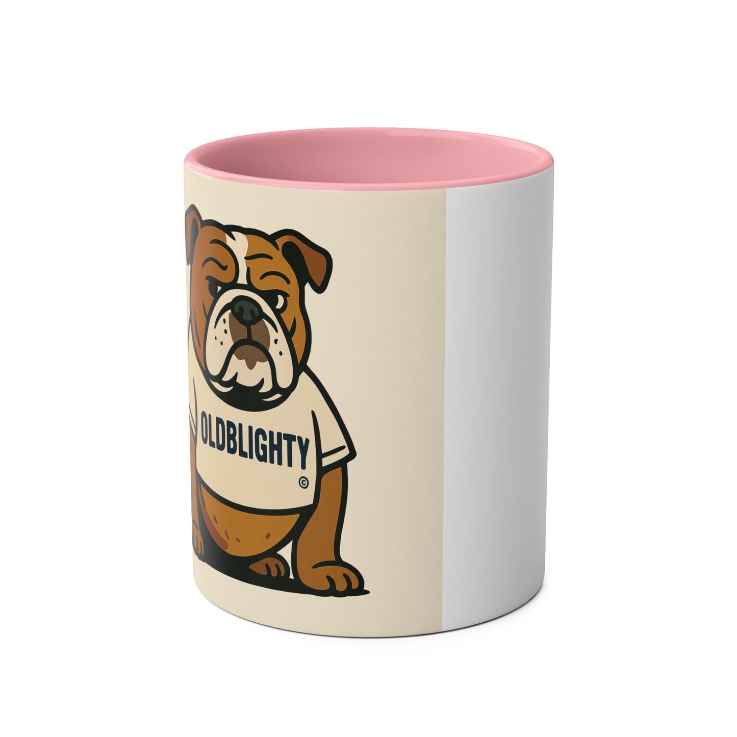 Playful Bulldog Coffee Mug, Funny Coffee Mug Gift for Dog Lovers, Pet-Themed Mug, Unique & Fun Kitchenware