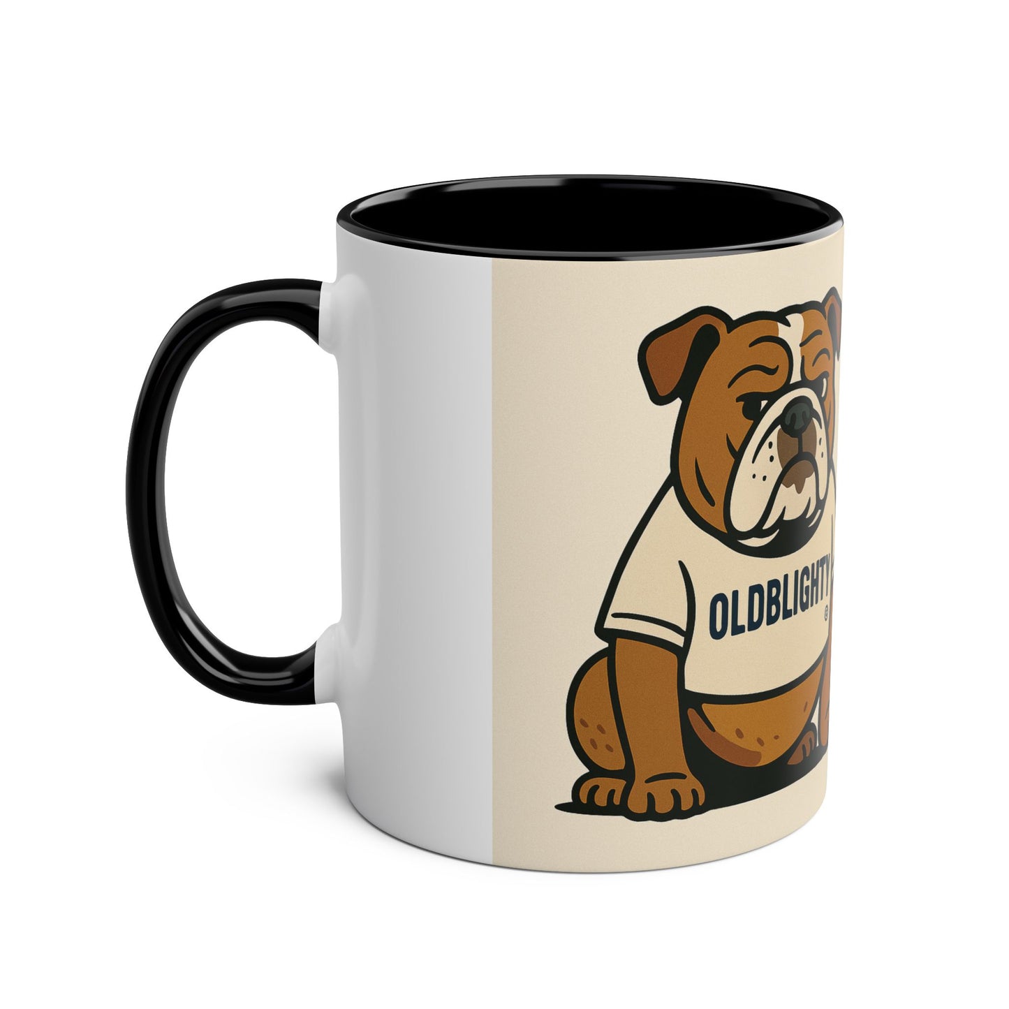 Playful Bulldog Coffee Mug, Funny Coffee Mug Gift for Dog Lovers, Pet-Themed Mug, Unique & Fun Kitchenware