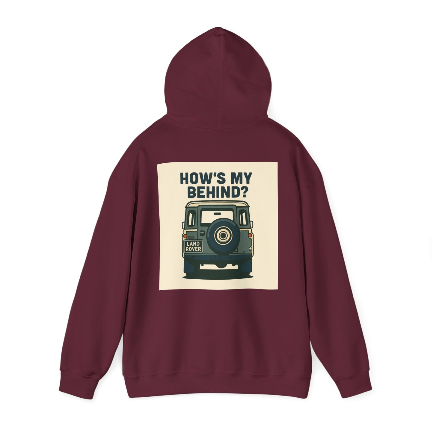 Relaxed Hoodie - Classic Landrover Defender Design