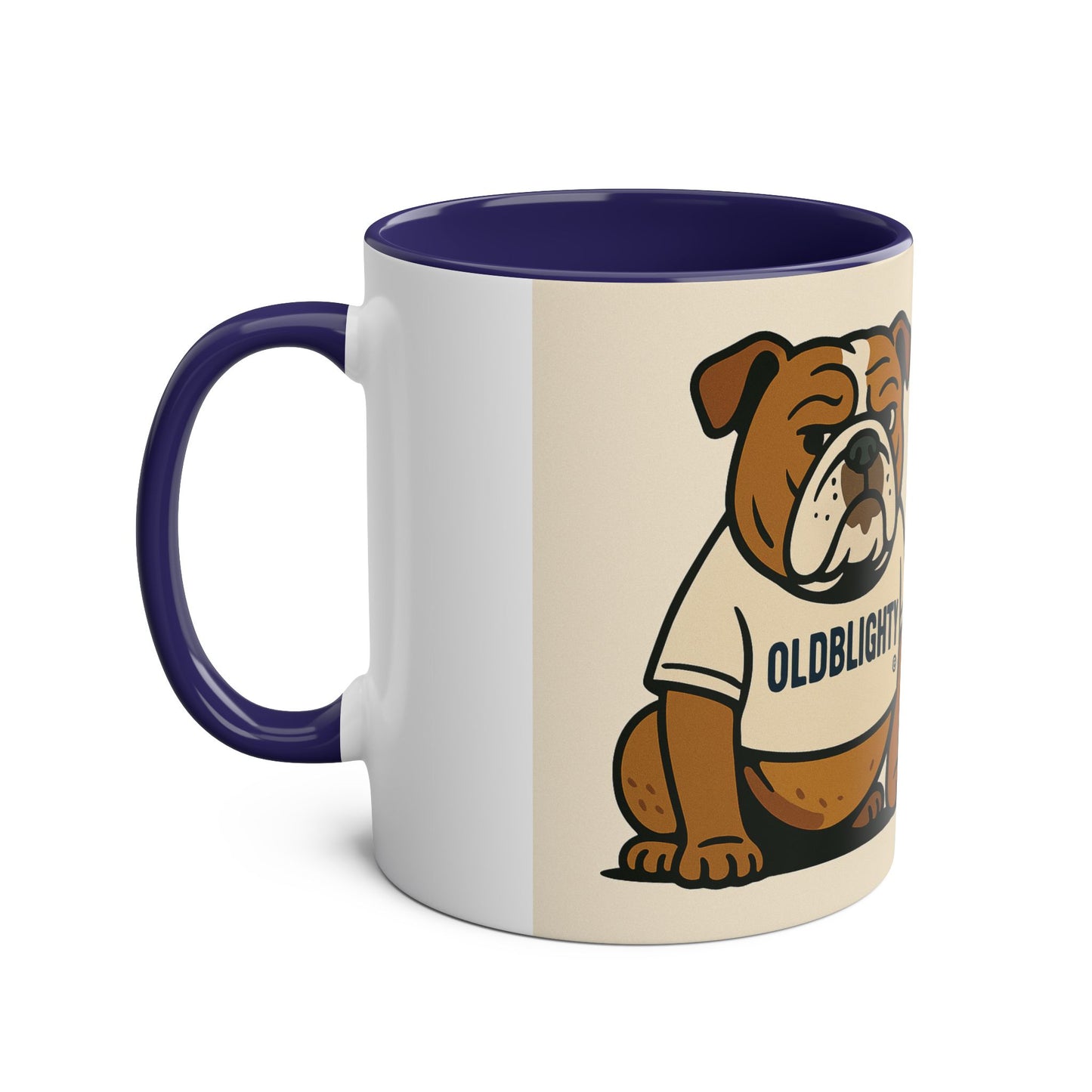 Playful Bulldog Coffee Mug, Funny Coffee Mug Gift for Dog Lovers, Pet-Themed Mug, Unique & Fun Kitchenware