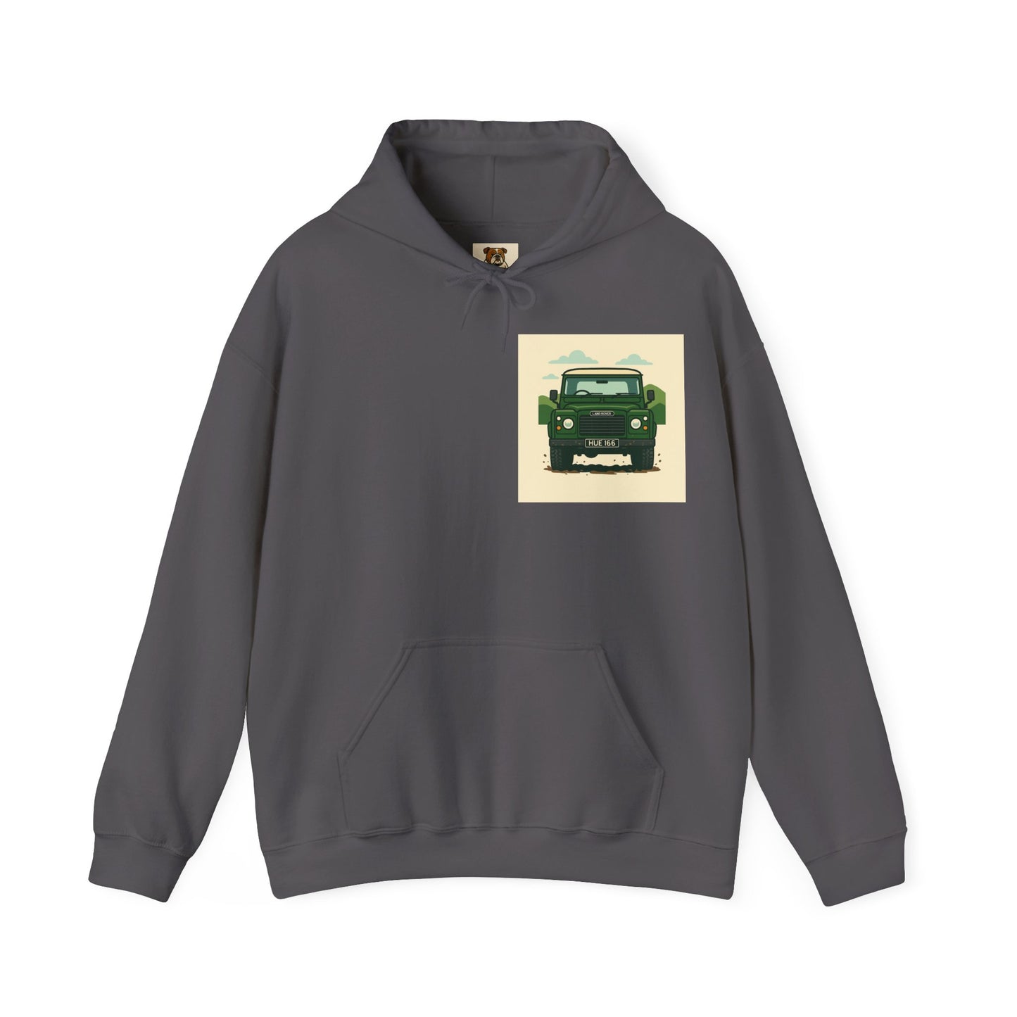 Relaxed Hoodie - Classic Landrover Defender Design