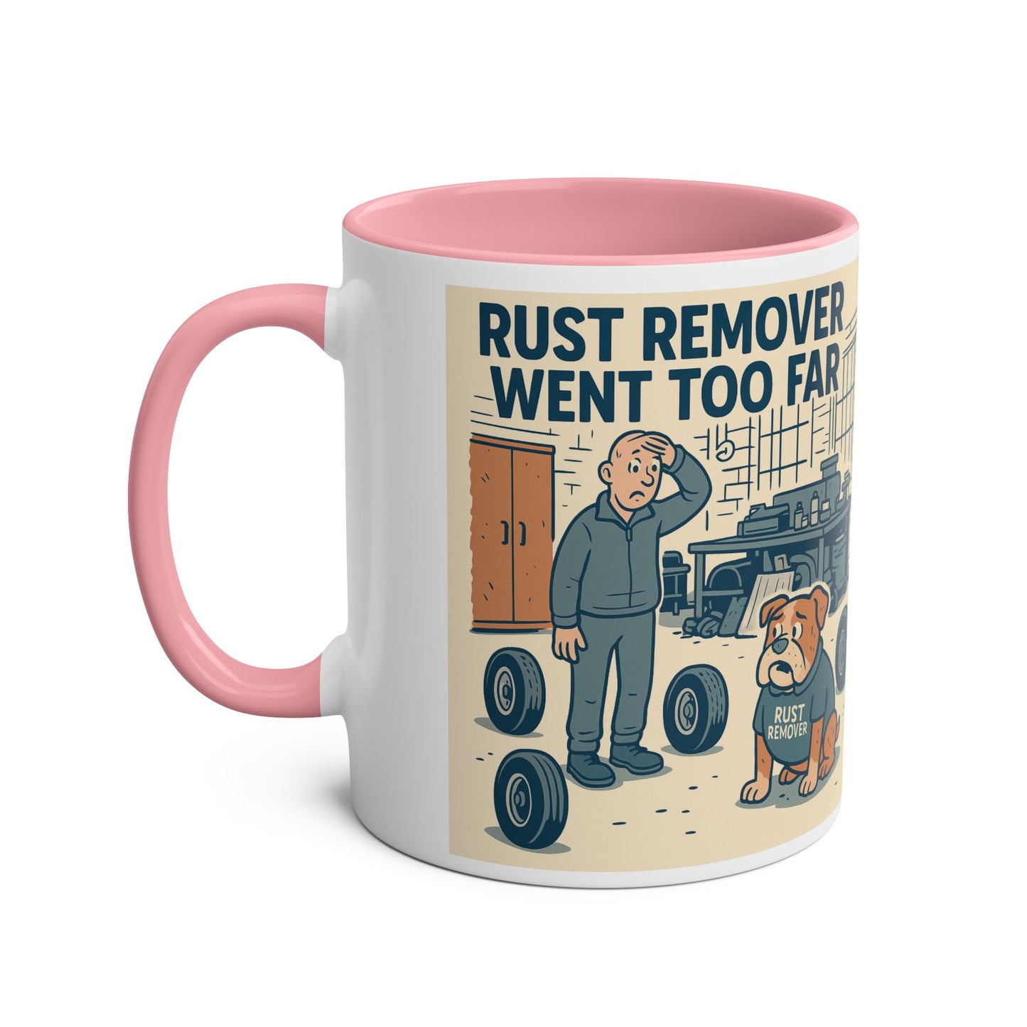 Two-Tone Dog-Themed Coffee Mug, Funny Gift for Dog Lovers, Unique Ceramic Mug, Cute Pet Owner Present, Humor for Birthdays